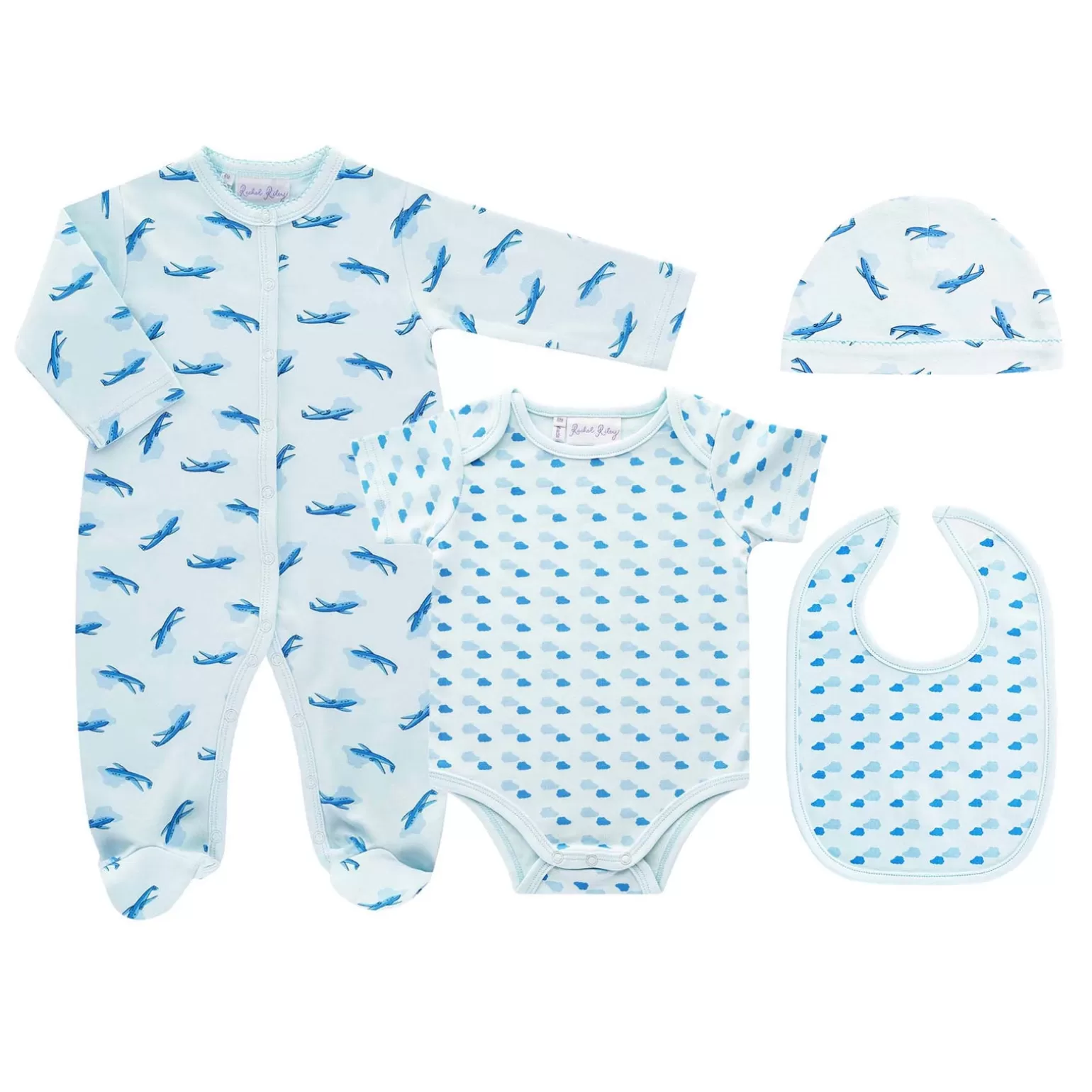 Rachel Riley Airplane Welcome Baby Set | Baby Boy Sets & Outfits