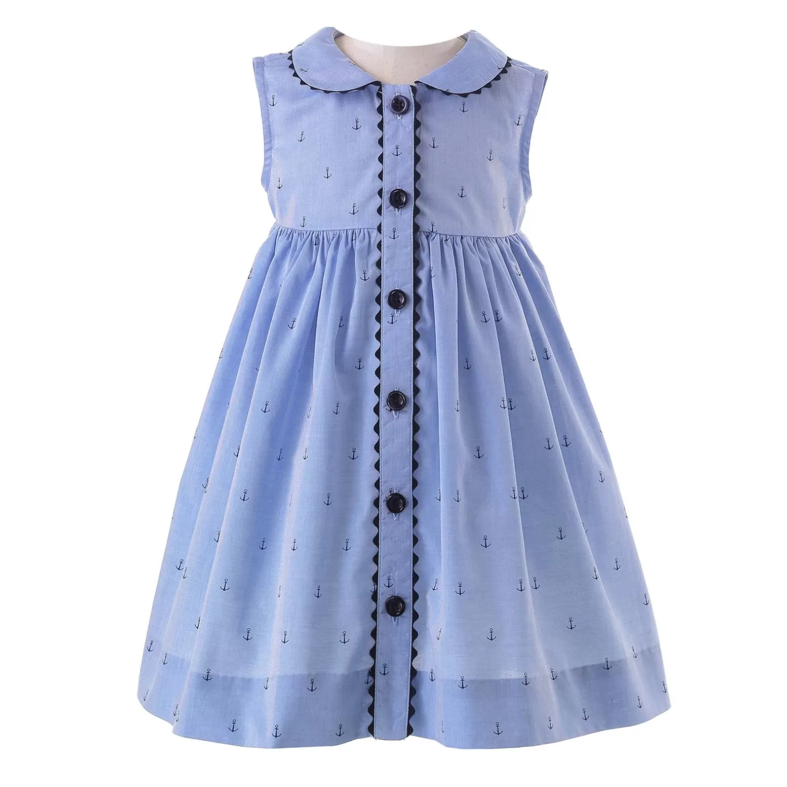 Rachel Riley Anchor Button-Front Dress & Bloomers | Baby Girl Dresses