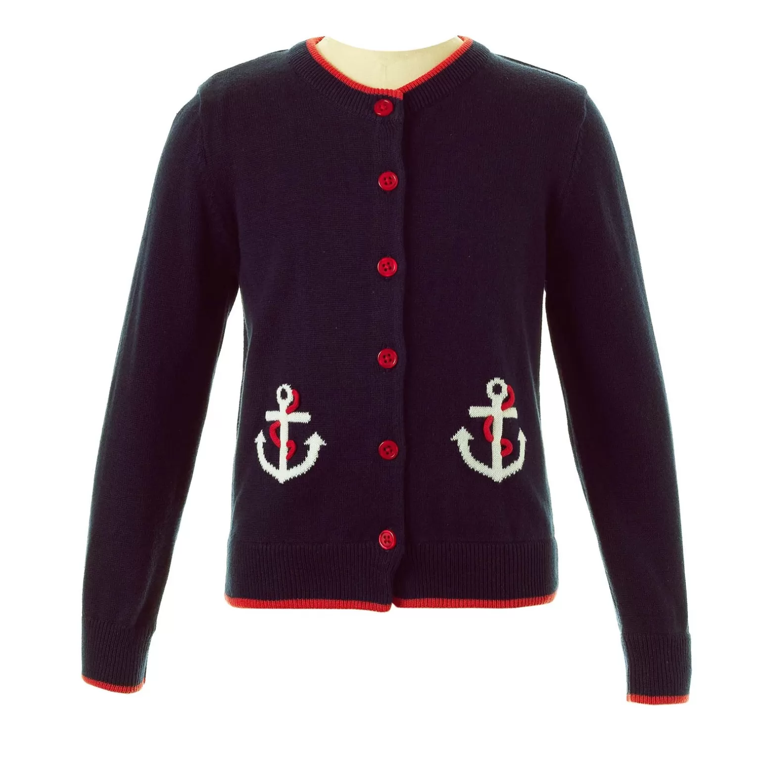 Rachel Riley Anchor Cardigan | Girl Knitwear, Jackets & Coats
