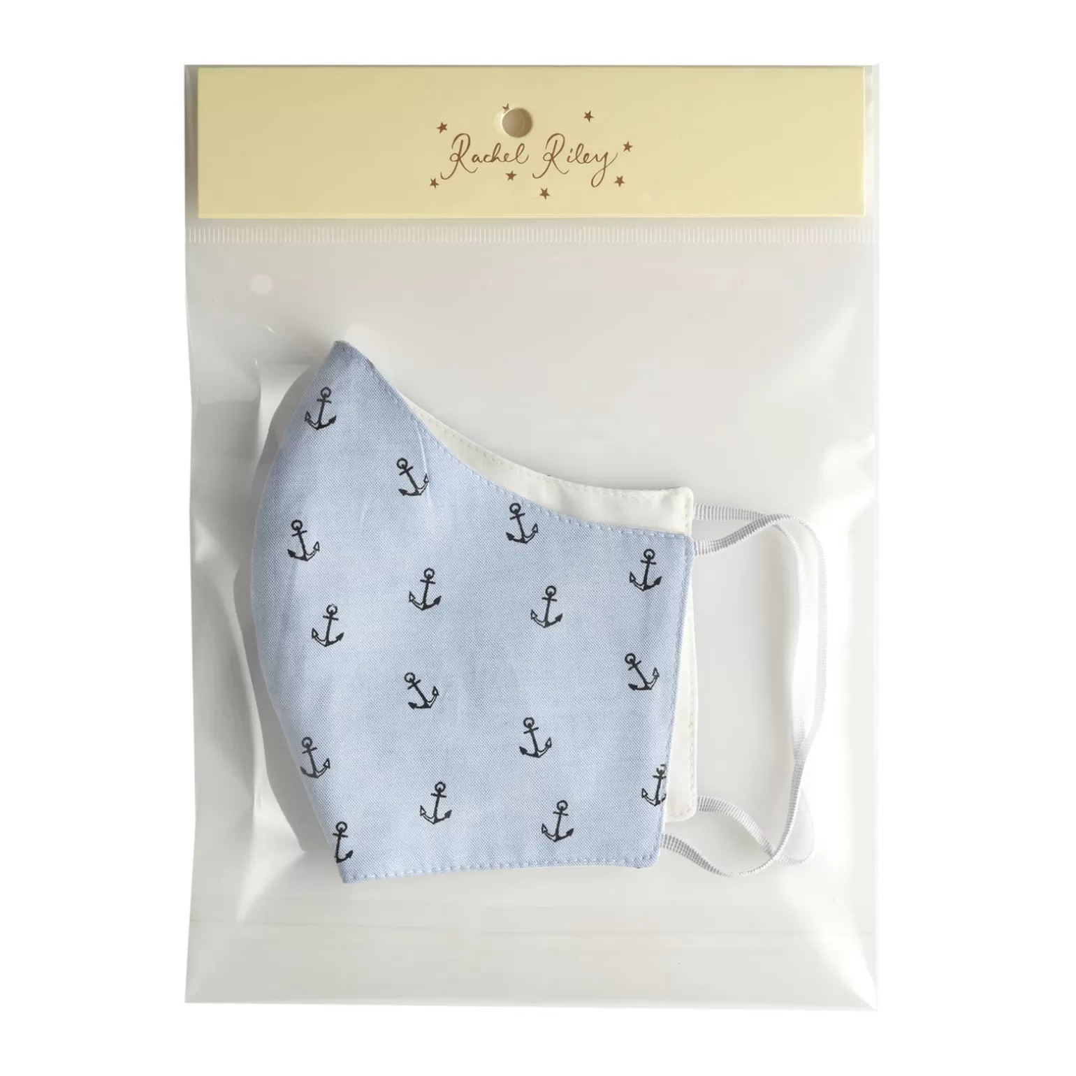 Rachel Riley Anchor Print Face Mask, Men'S | Girl Face Masks