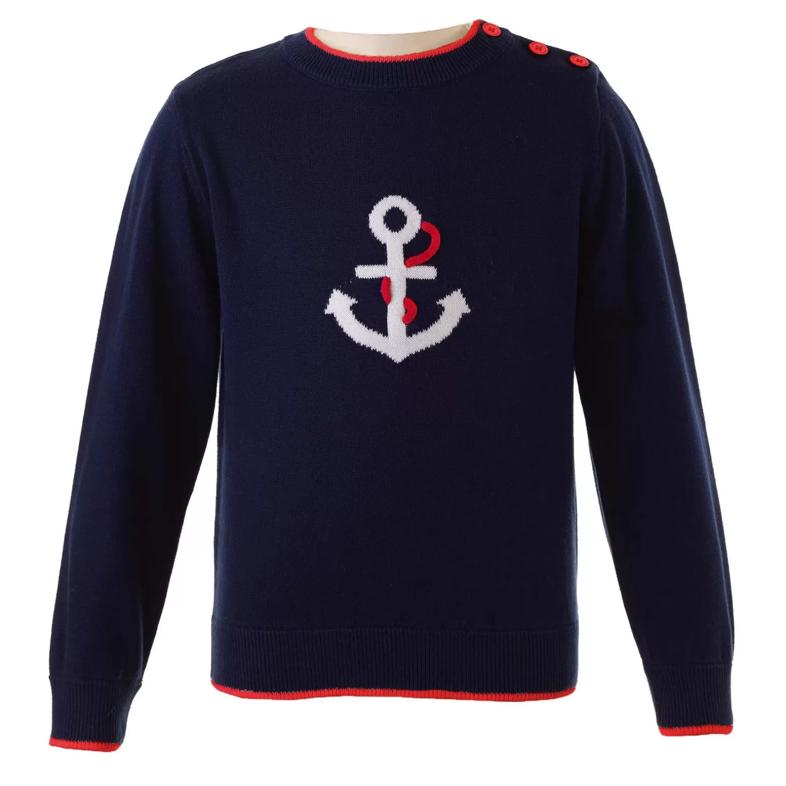 Rachel Riley Anchor Sweater | Boy Knitwear, Jackets & Coats