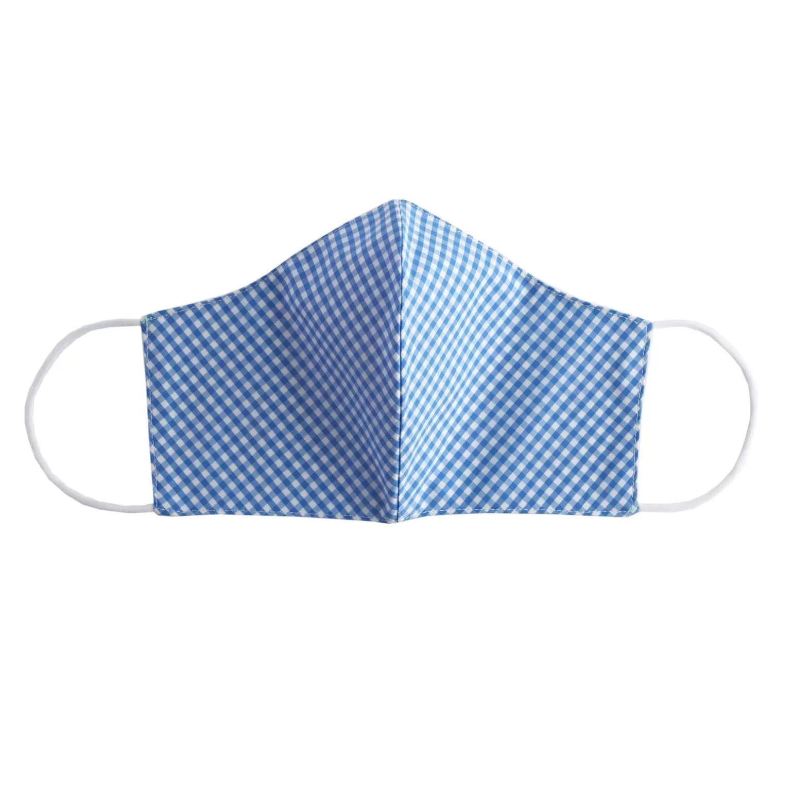 Rachel Riley Blue Gingham Face Mask, Men'S | Girl Face Masks