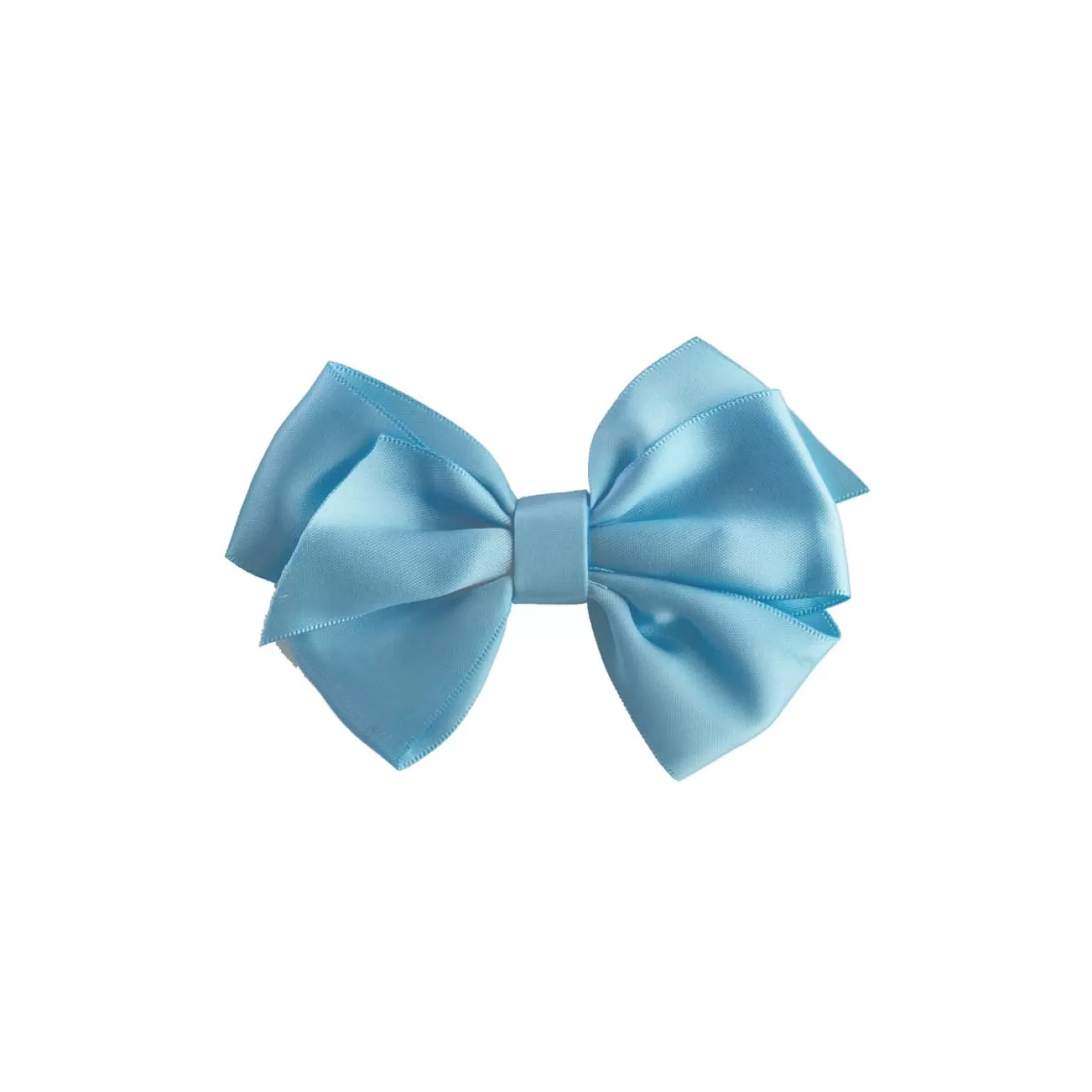 Rachel Riley Blue Satin Ribbon Hairbow | Girl Hair Accessories