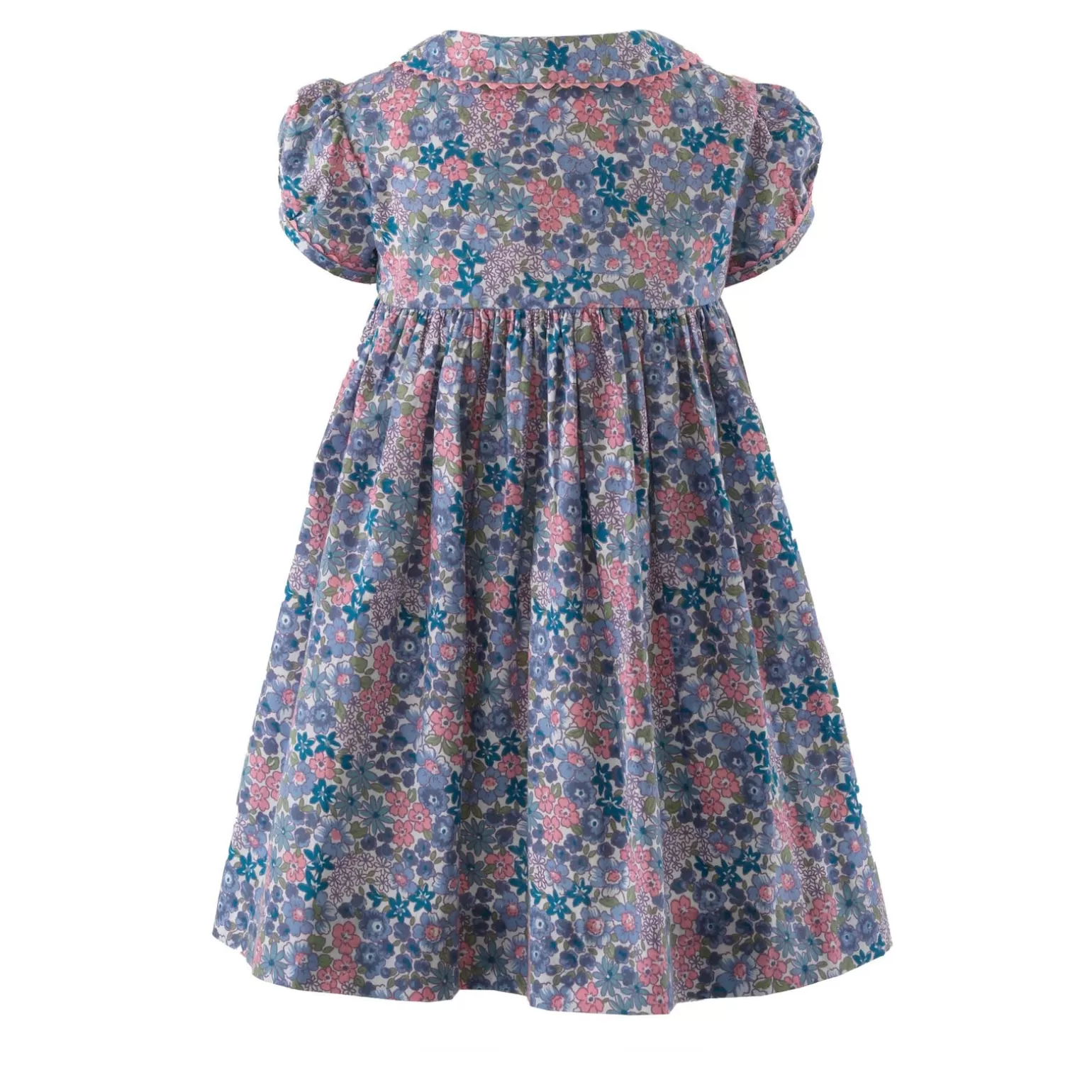 Rachel Riley Bouquet Floral Button-Front Dress & Bloomers | Baby Girl Dresses
