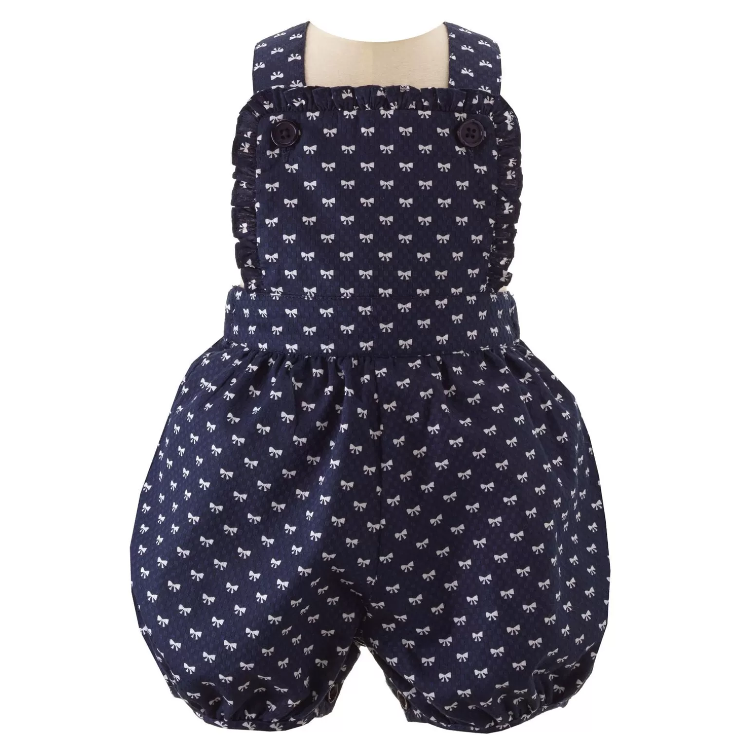 Rachel Riley Bow Dungarees | Baby Girl Dungarees