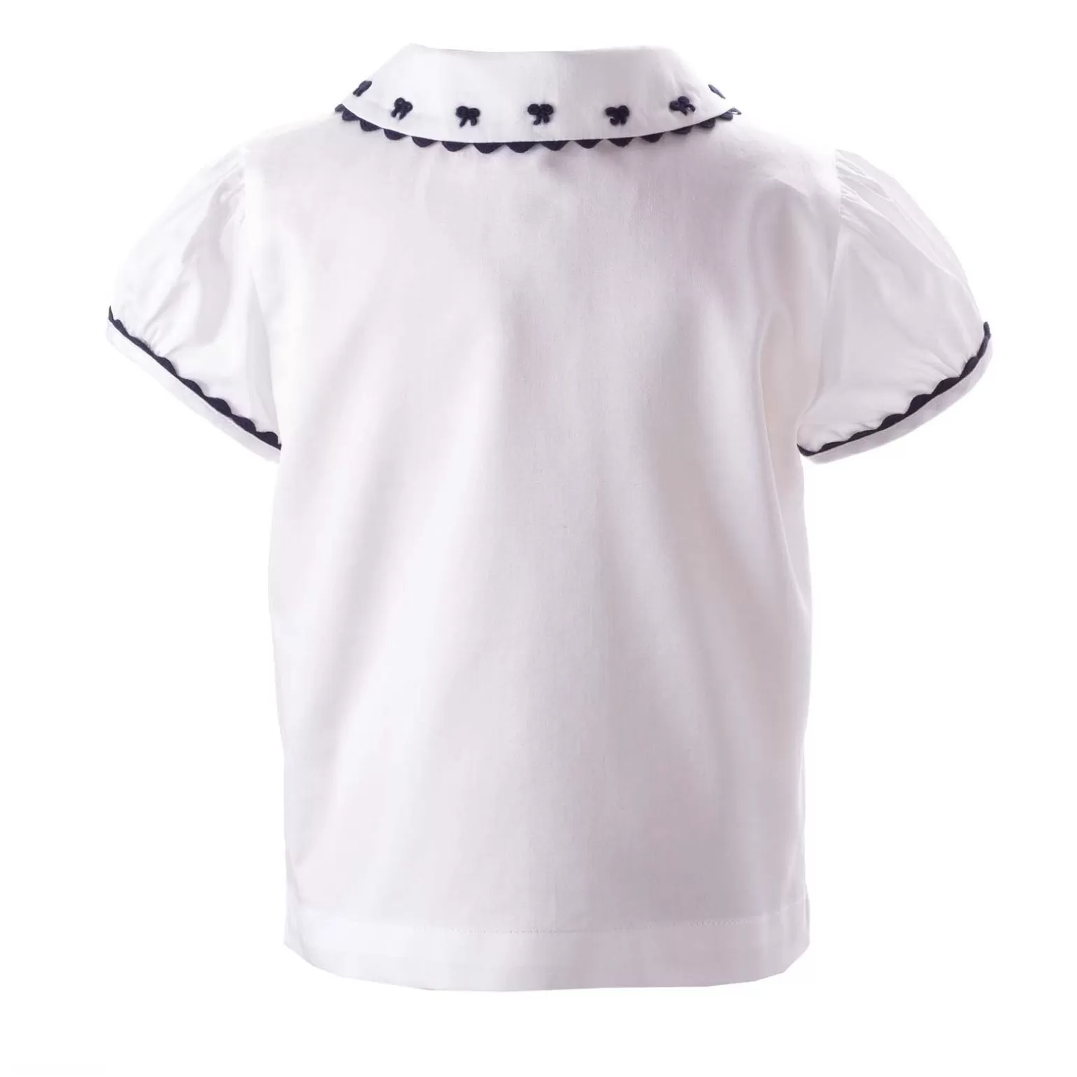 Rachel Riley Bow Embroidered Blouse | Baby Girl Sets & Outfits