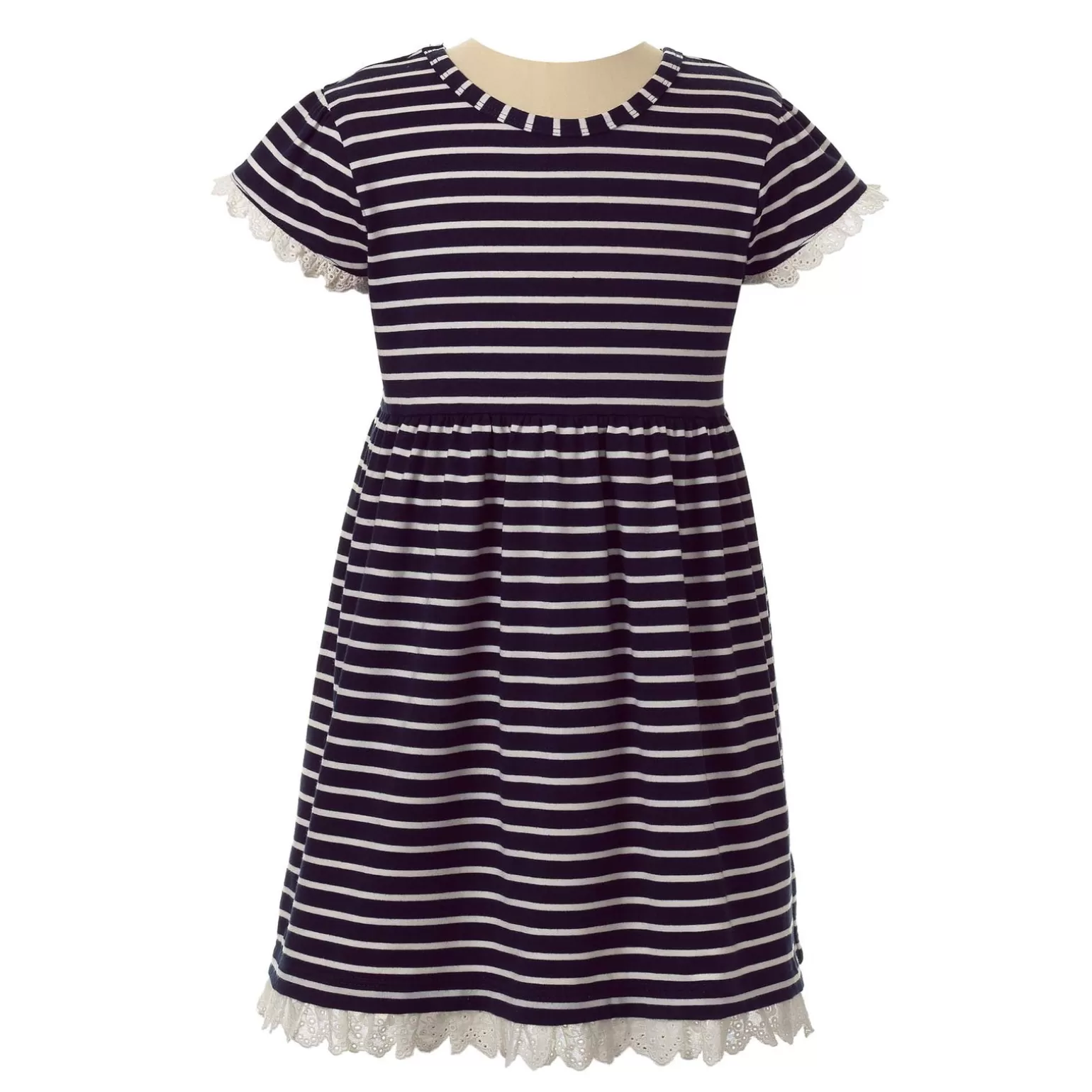 Rachel Riley Breton Striped Jersey Dress | Girl Dresses