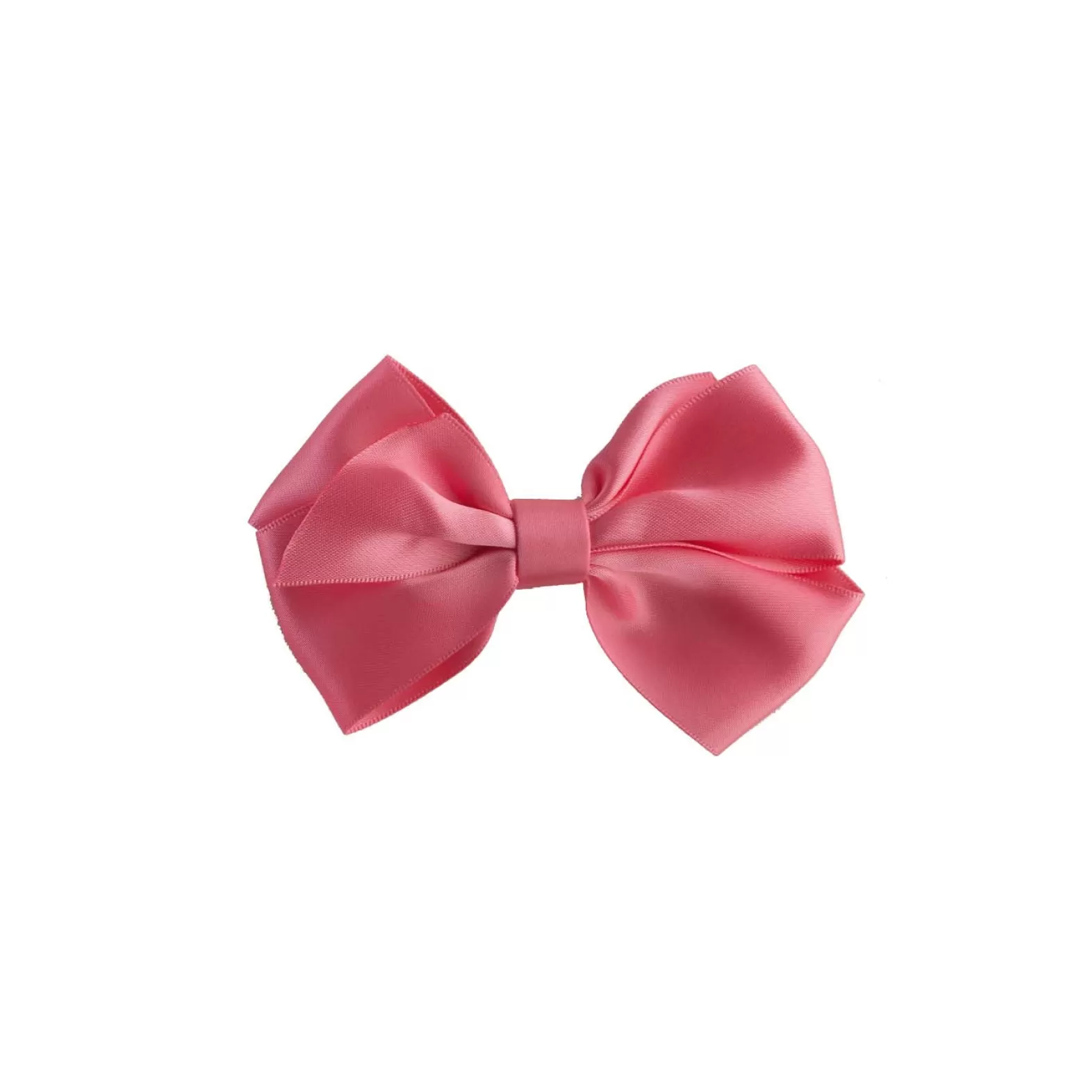 Rachel Riley Bright Pink Satin Ribbon Hairbow | Girl Hair Accessories