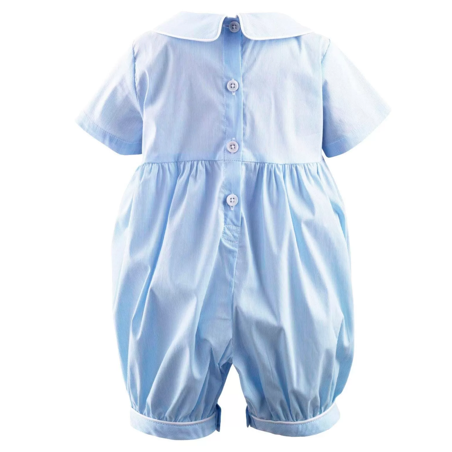 Rachel Riley Bunny Smocked Babysuit | Baby Boy Babygros & Babysuits