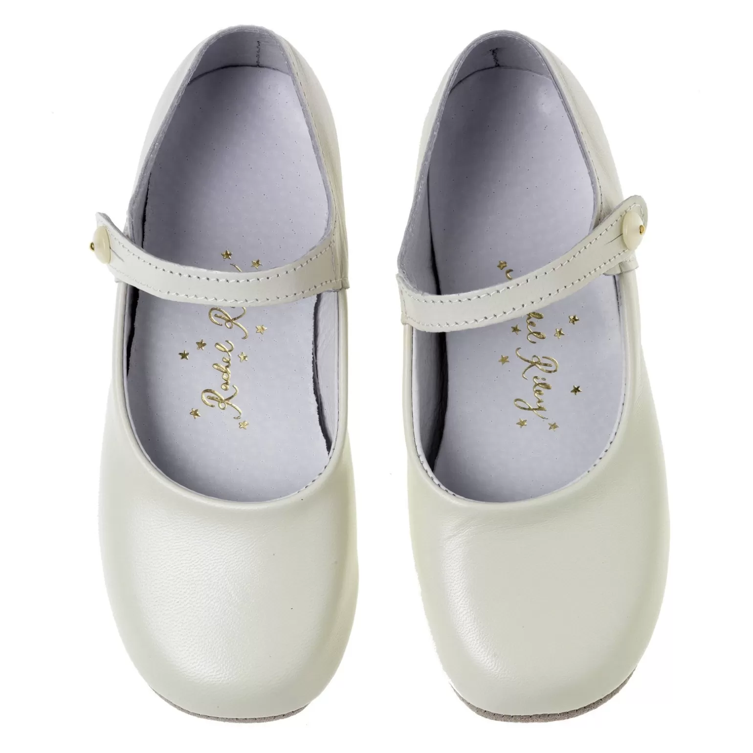 Rachel Riley Button Strap Slipper, | Baby Girl Shoe