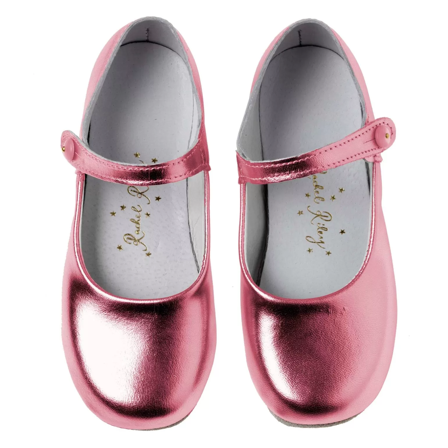 Rachel Riley Button Strap Slippers, | Girl Shoe