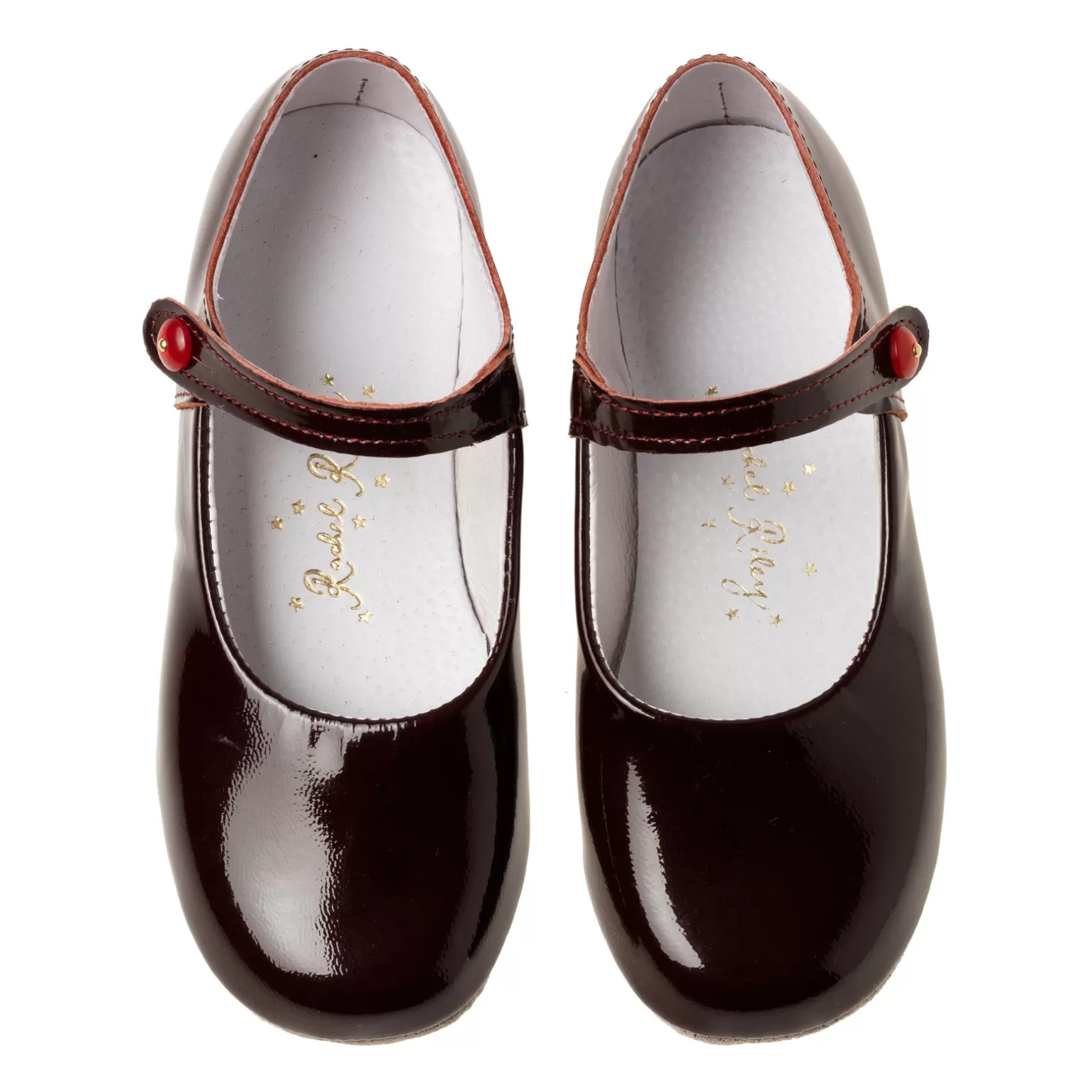 Rachel Riley Button Strap Slippers, | Girl Shoe