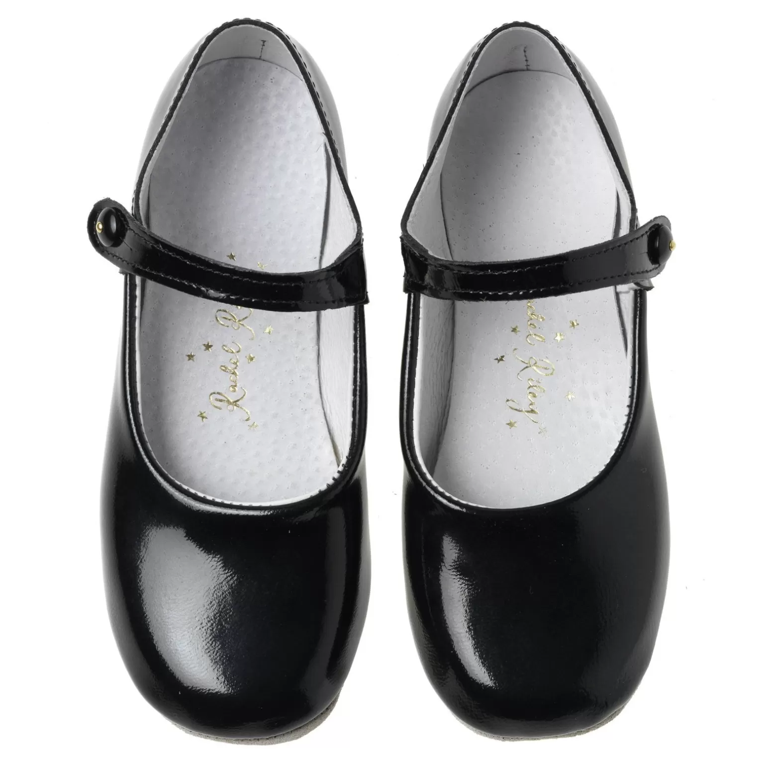 Rachel Riley Button Strap Slippers, | Girl Shoe