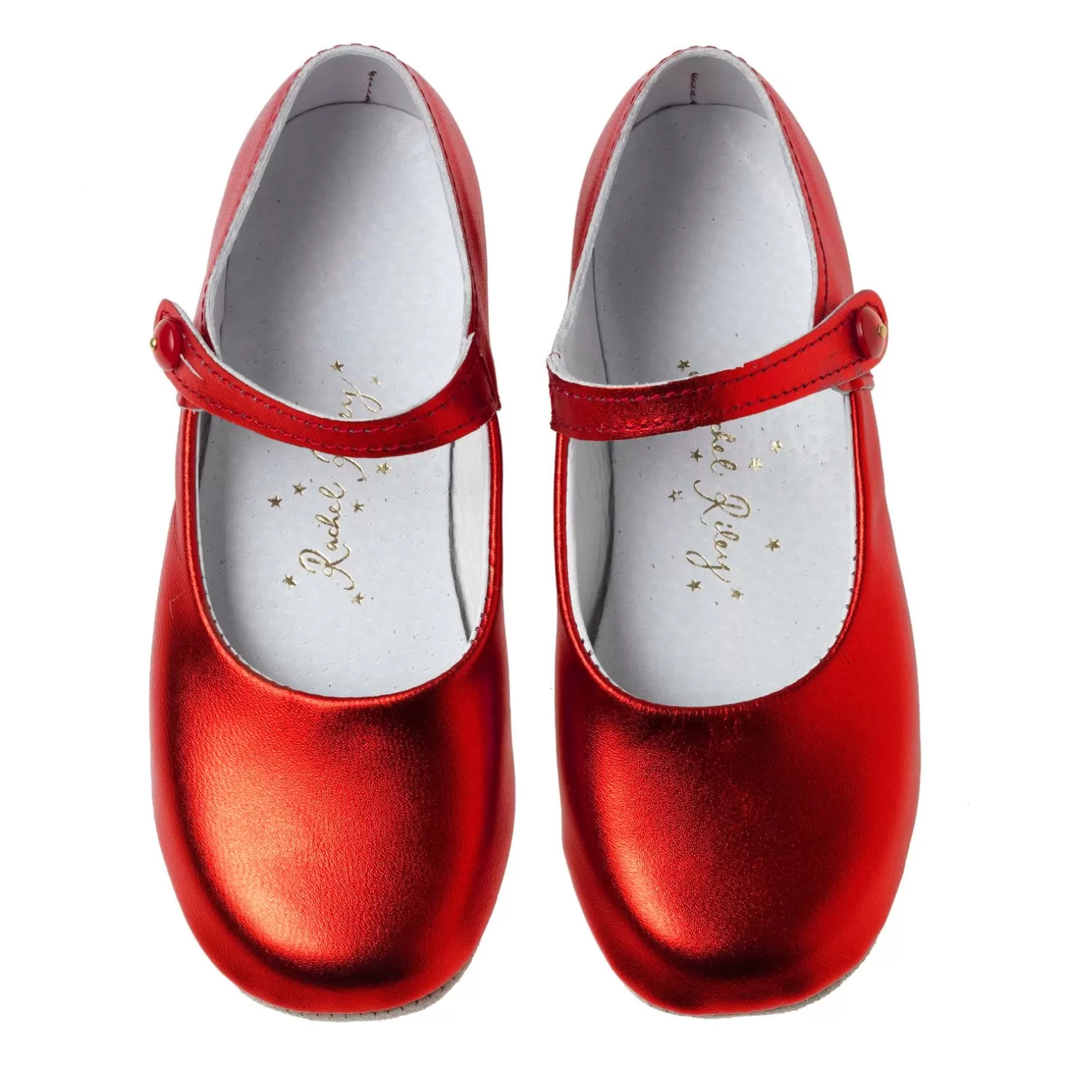 Rachel Riley Button Strap Slippers, | Girl Shoe