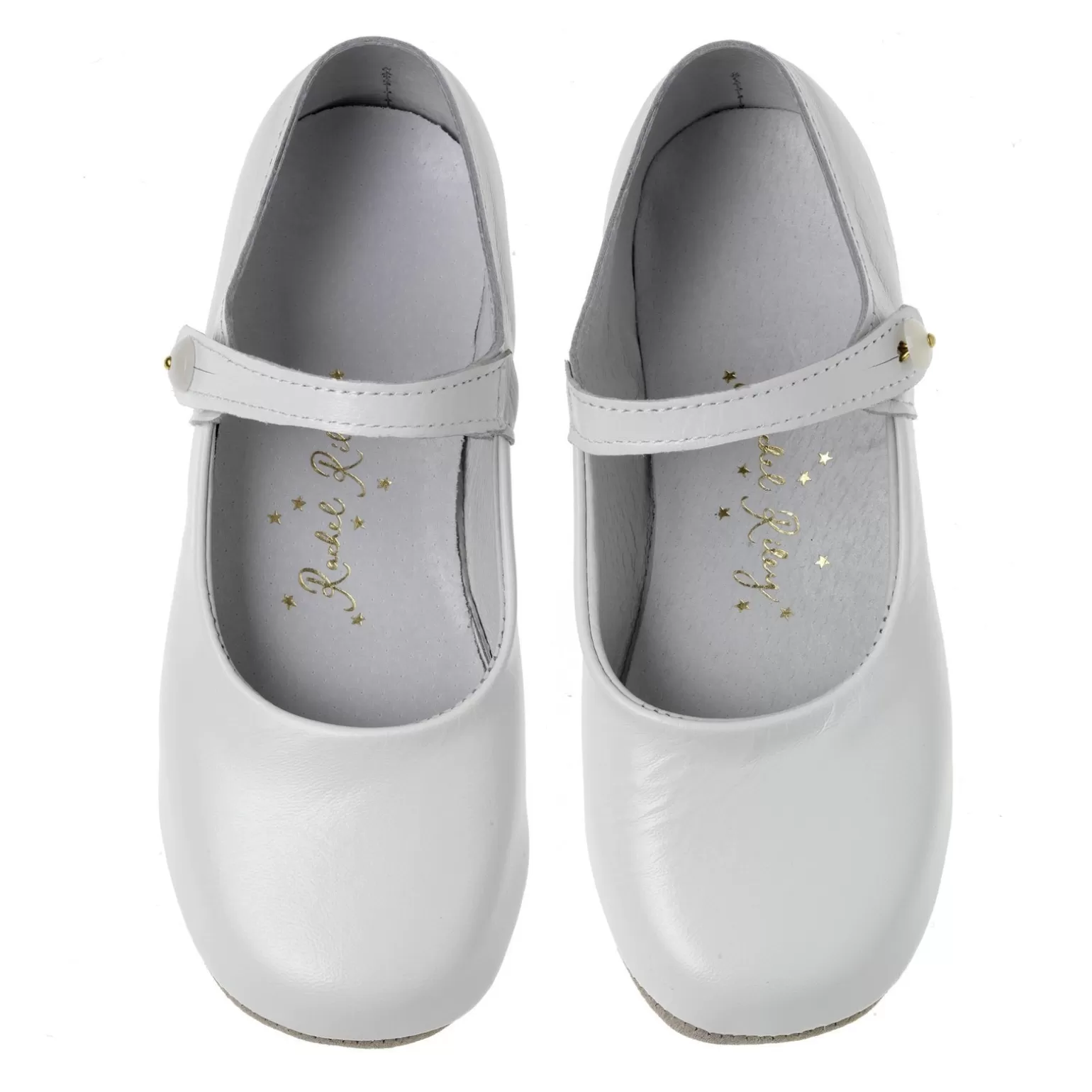 Rachel Riley Button Strap Slippers, | Baby Girl Shoe