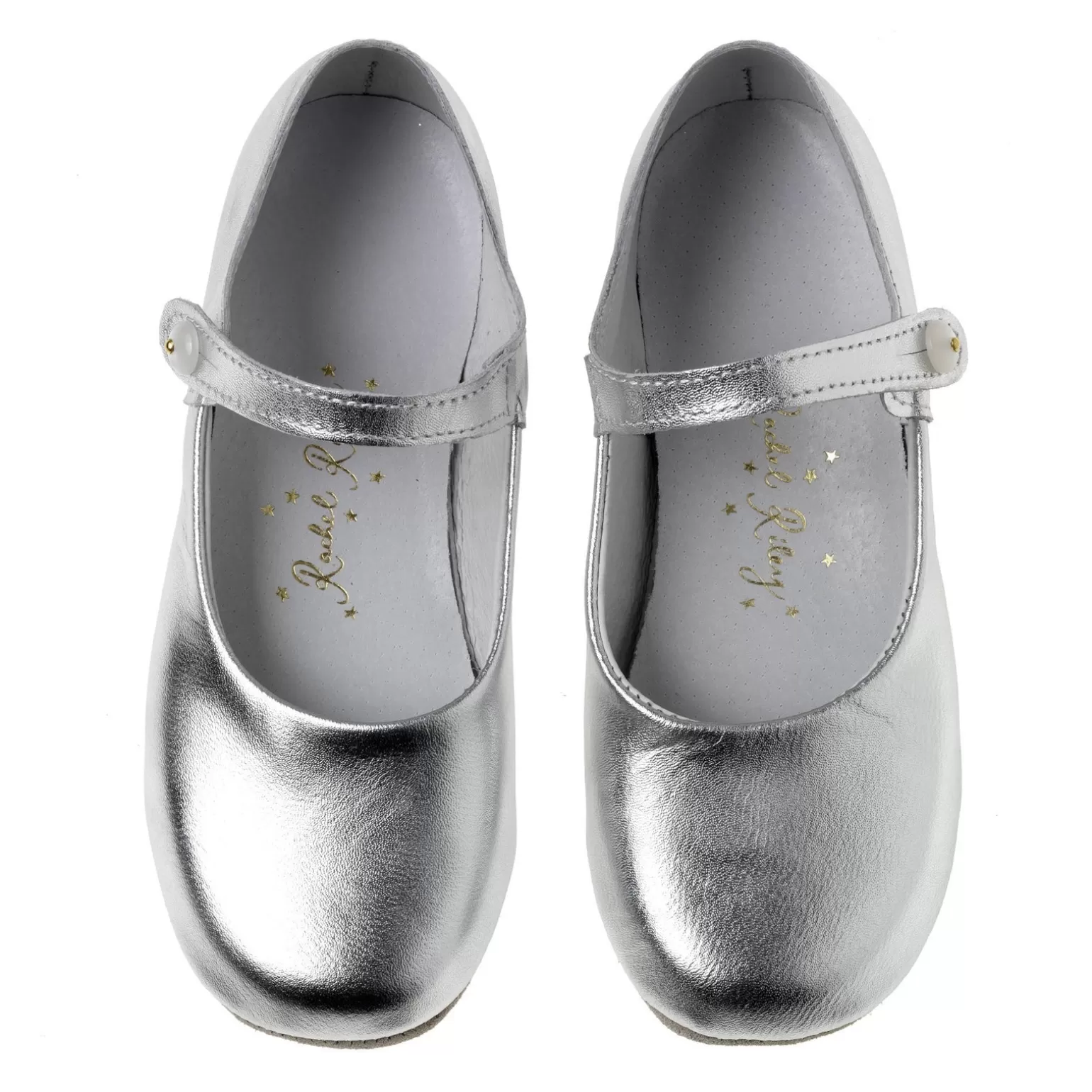 Rachel Riley Button Strap Slippers, | Baby Girl Shoe