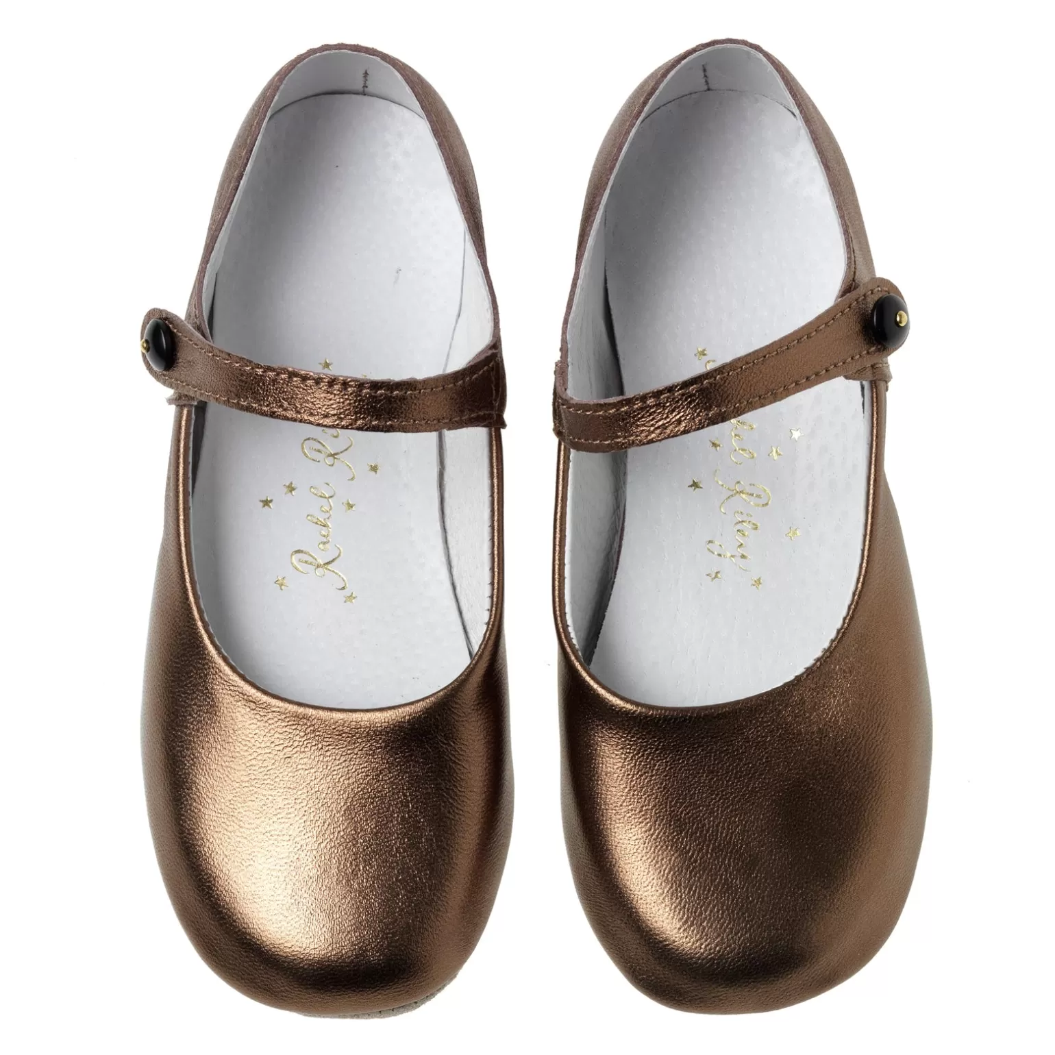 Rachel Riley Button Strap Slippers, | Baby Girl Shoe