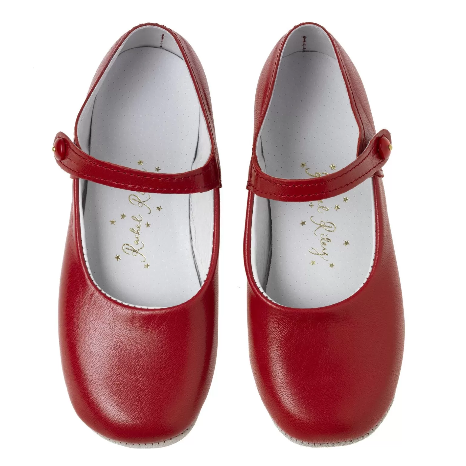 Rachel Riley Button Strap Slippers, | Baby Girl Shoe