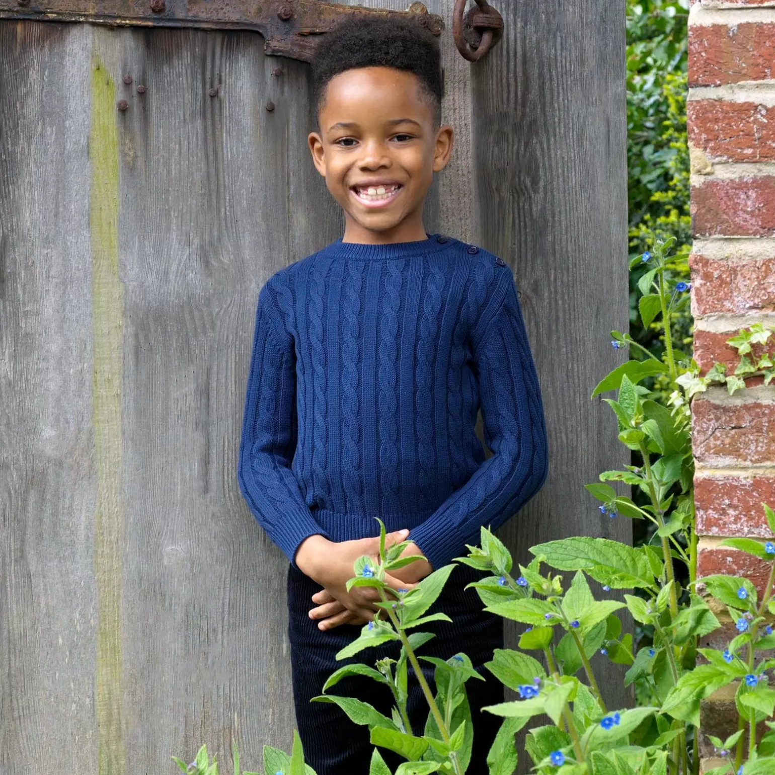 Rachel Riley Cable Knit Sweater | Boy Knitwear, Jackets & Coats