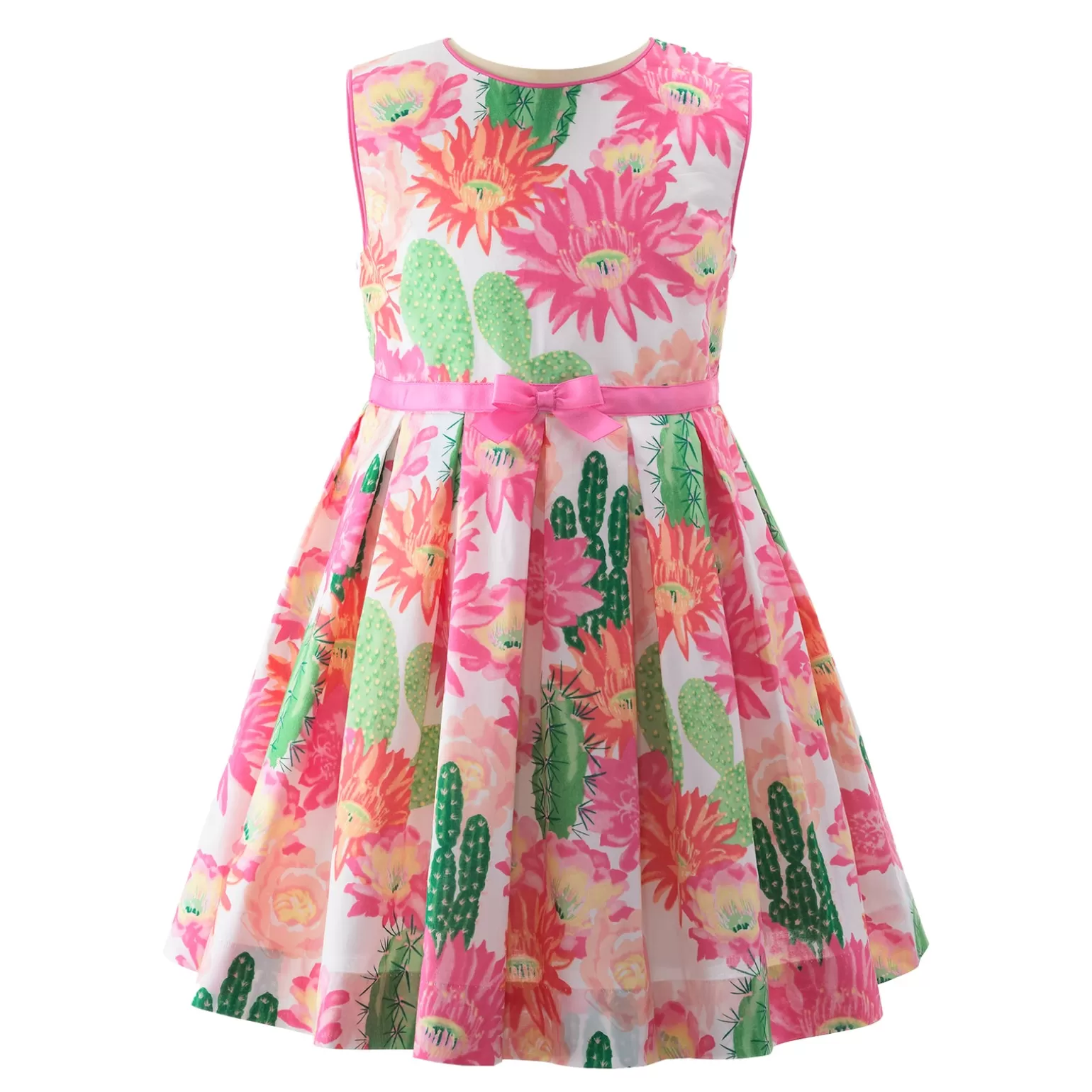 Rachel Riley Cactus Floral Dress | Girl Dresses