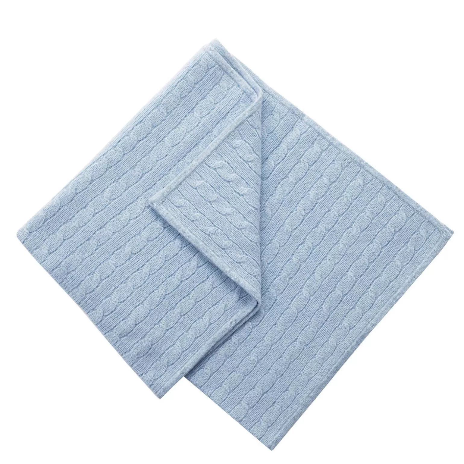 Rachel Riley Cashmere Cable Blanket | Baby Boy Cashmere