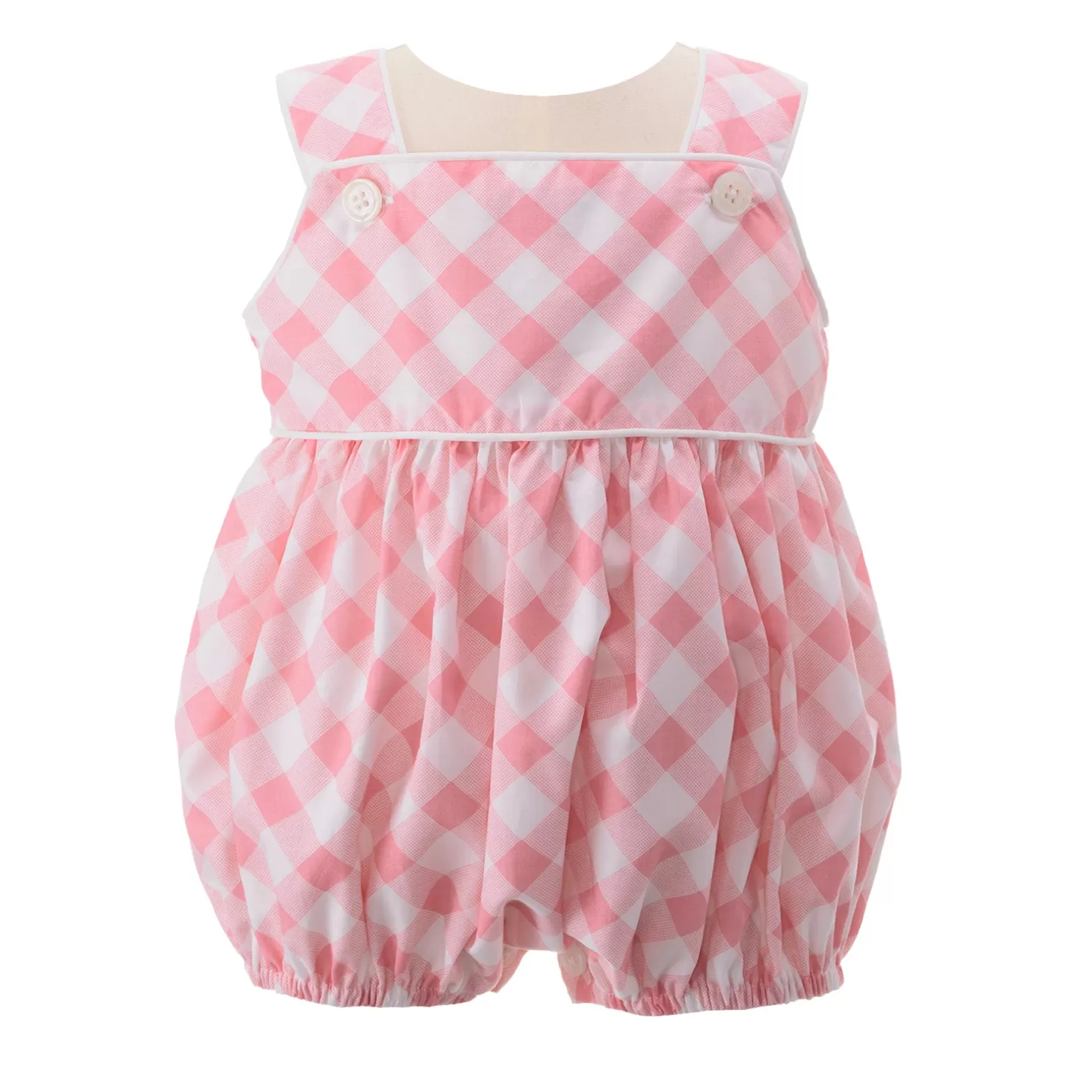 Rachel Riley Checked Dungarees | Baby Girl Sets & Outfits
