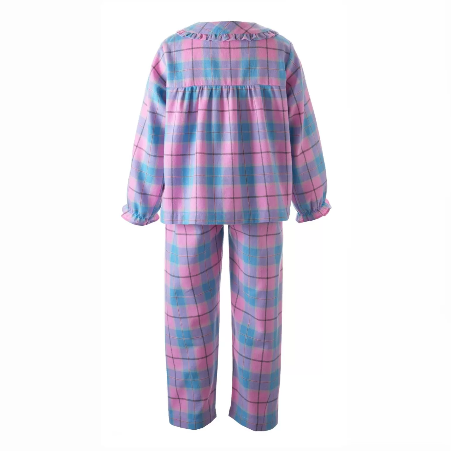 Rachel Riley Checked Flannel Babydoll Pyjamas | Girl Pyjamas & Nightdresses