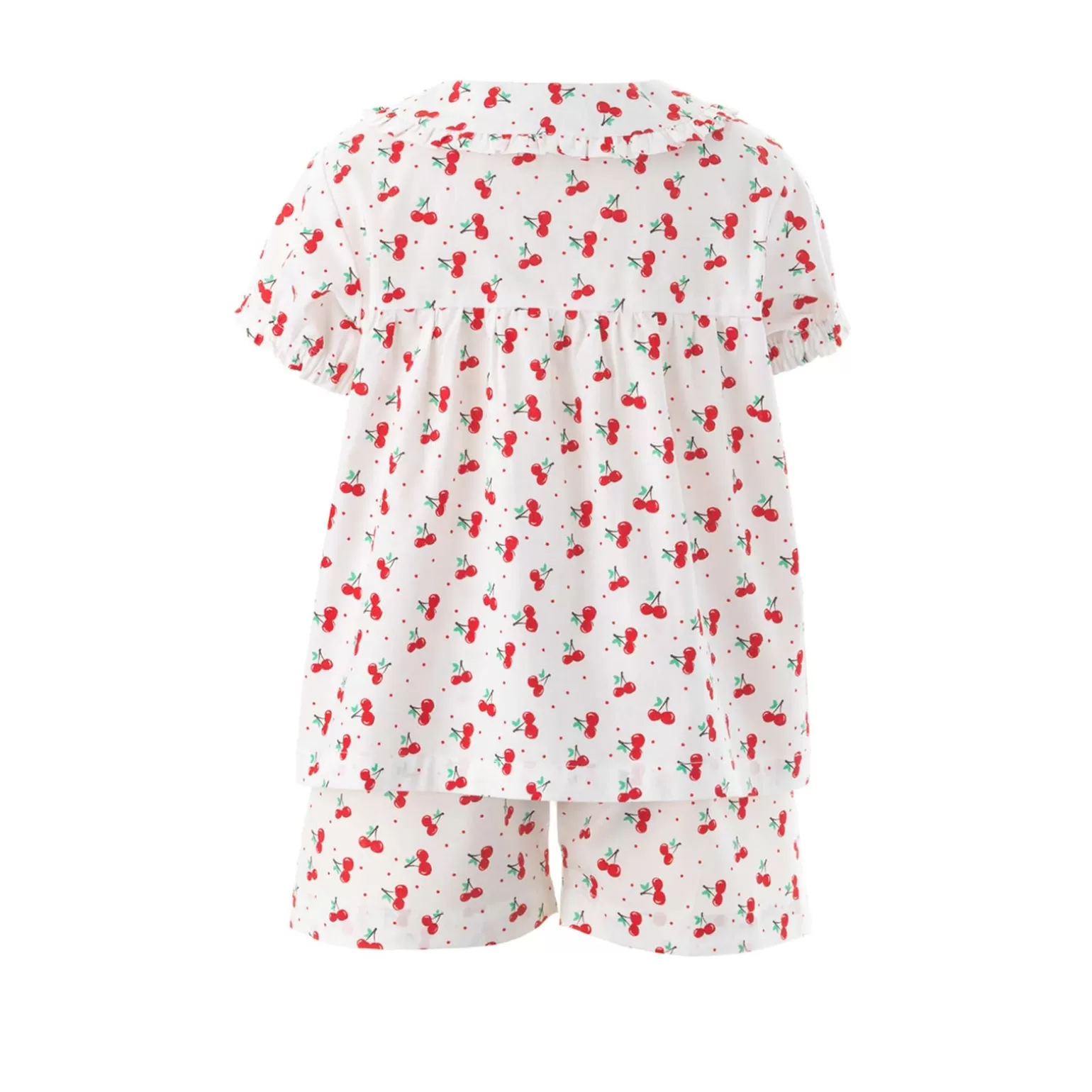 Rachel Riley Cherry Babydoll Short Pyjamas | Girl Pyjamas & Nightdresses