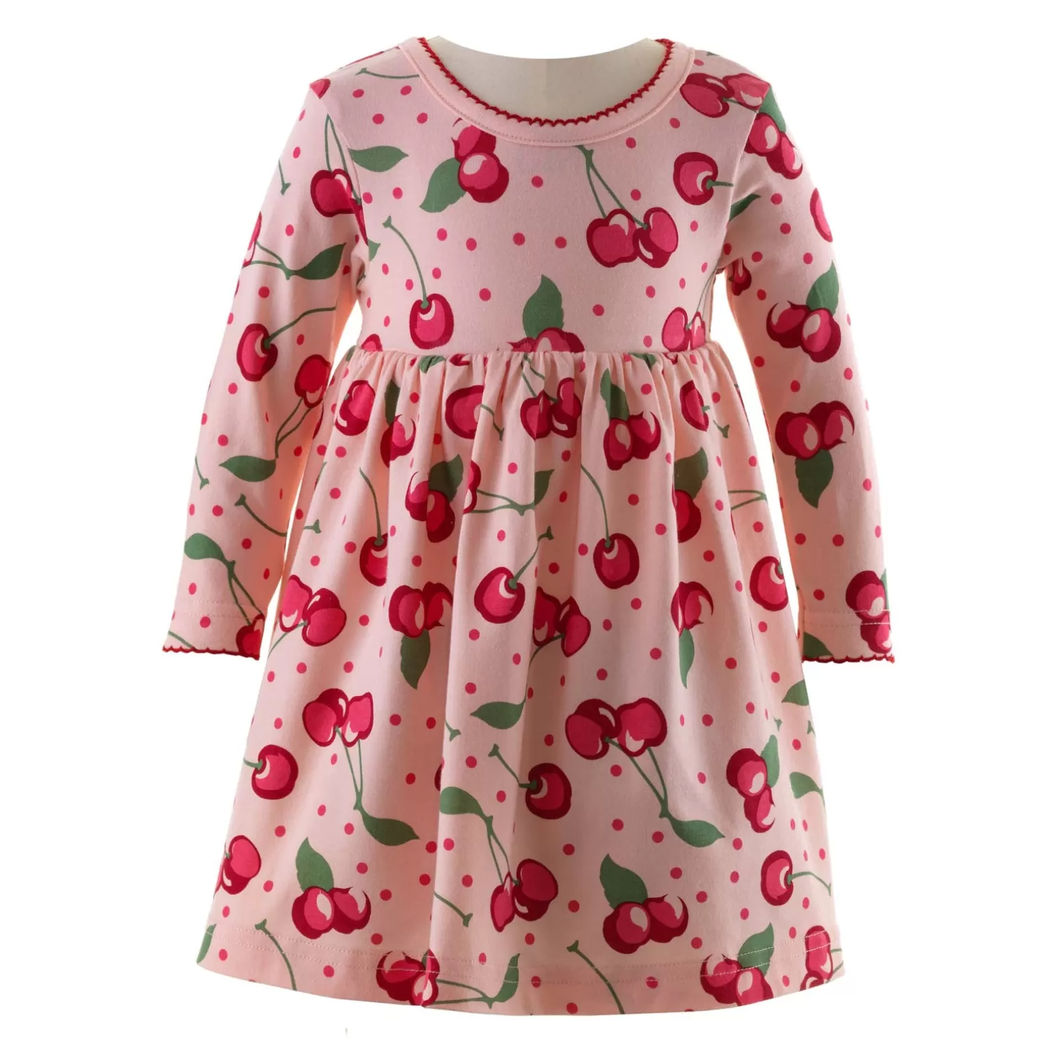Rachel Riley Cherry Jersey Dress | Baby Girl Dresses