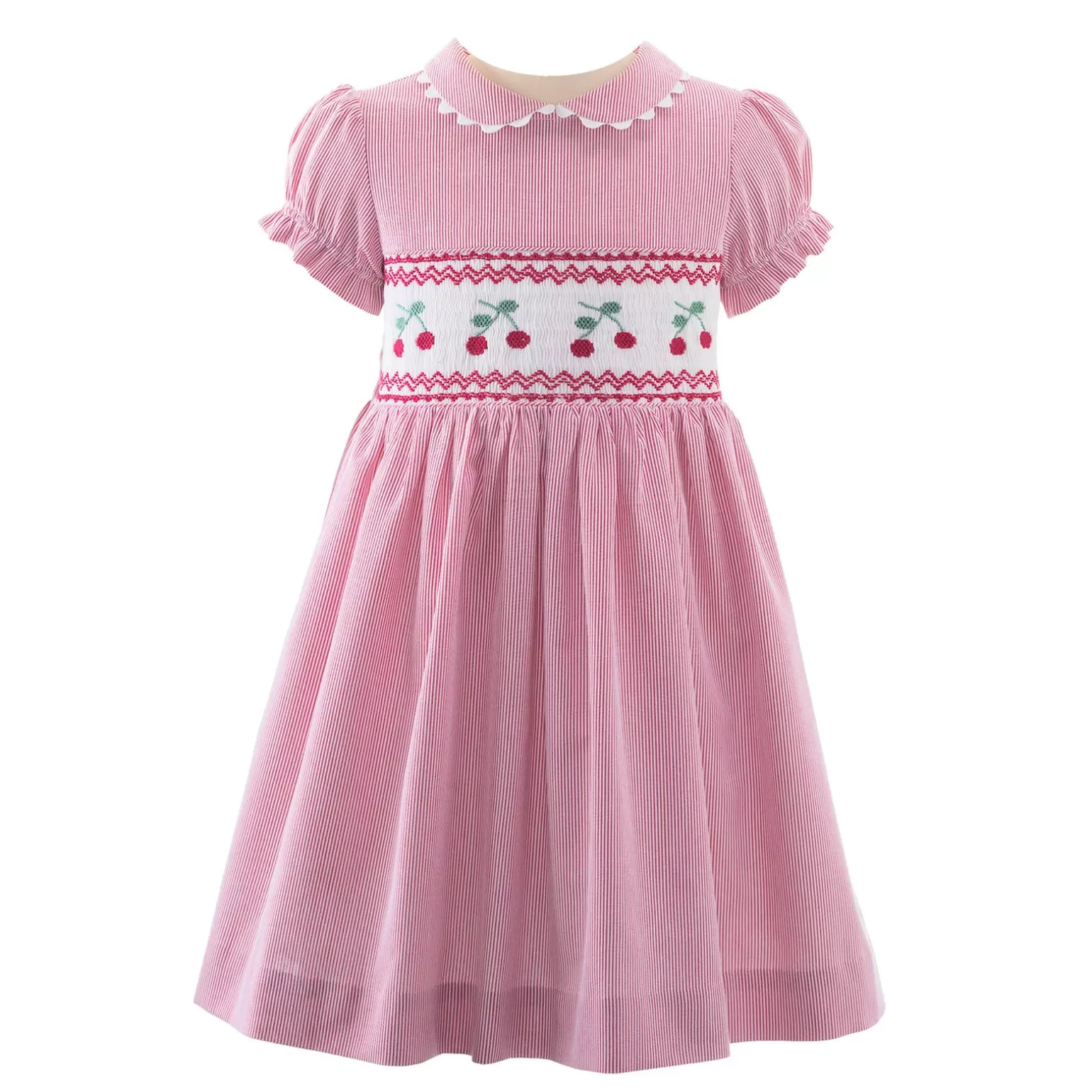 Rachel Riley Cherry Smocked Dress | Girl Dresses