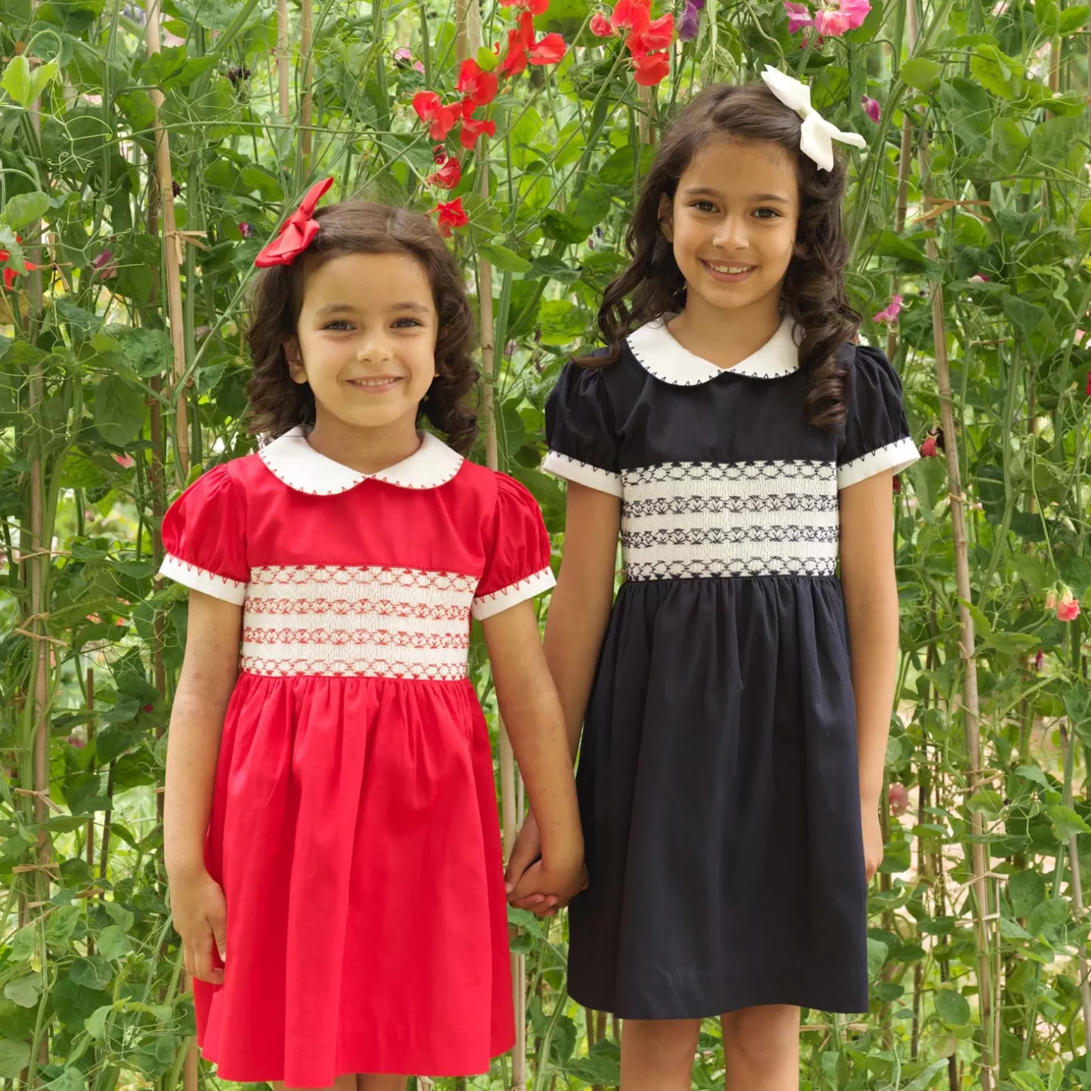 Rachel Riley Classic Smocked Dress | Girl Dresses