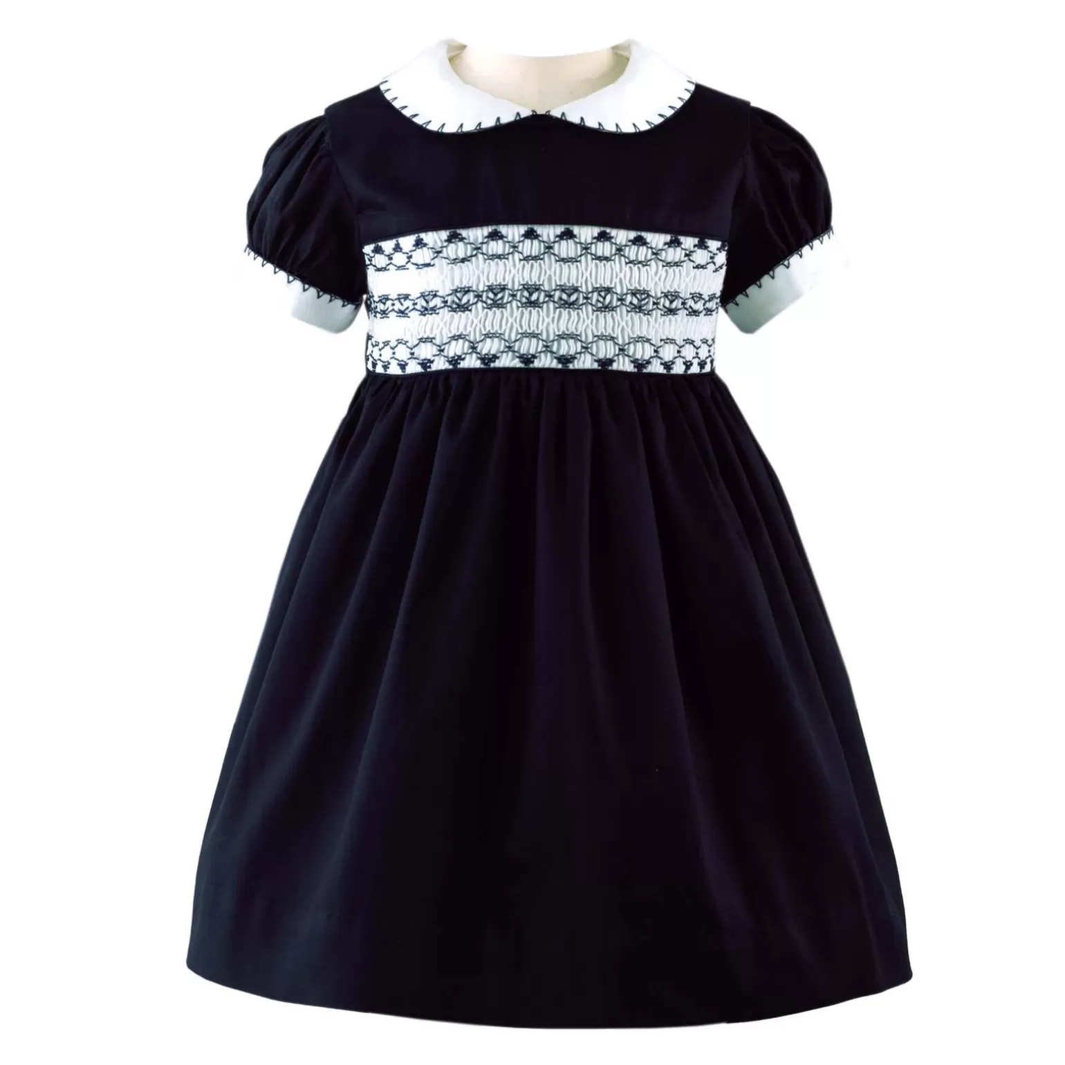 Rachel Riley Classic Smocked Dress & Bloomer | Baby Girl Dresses