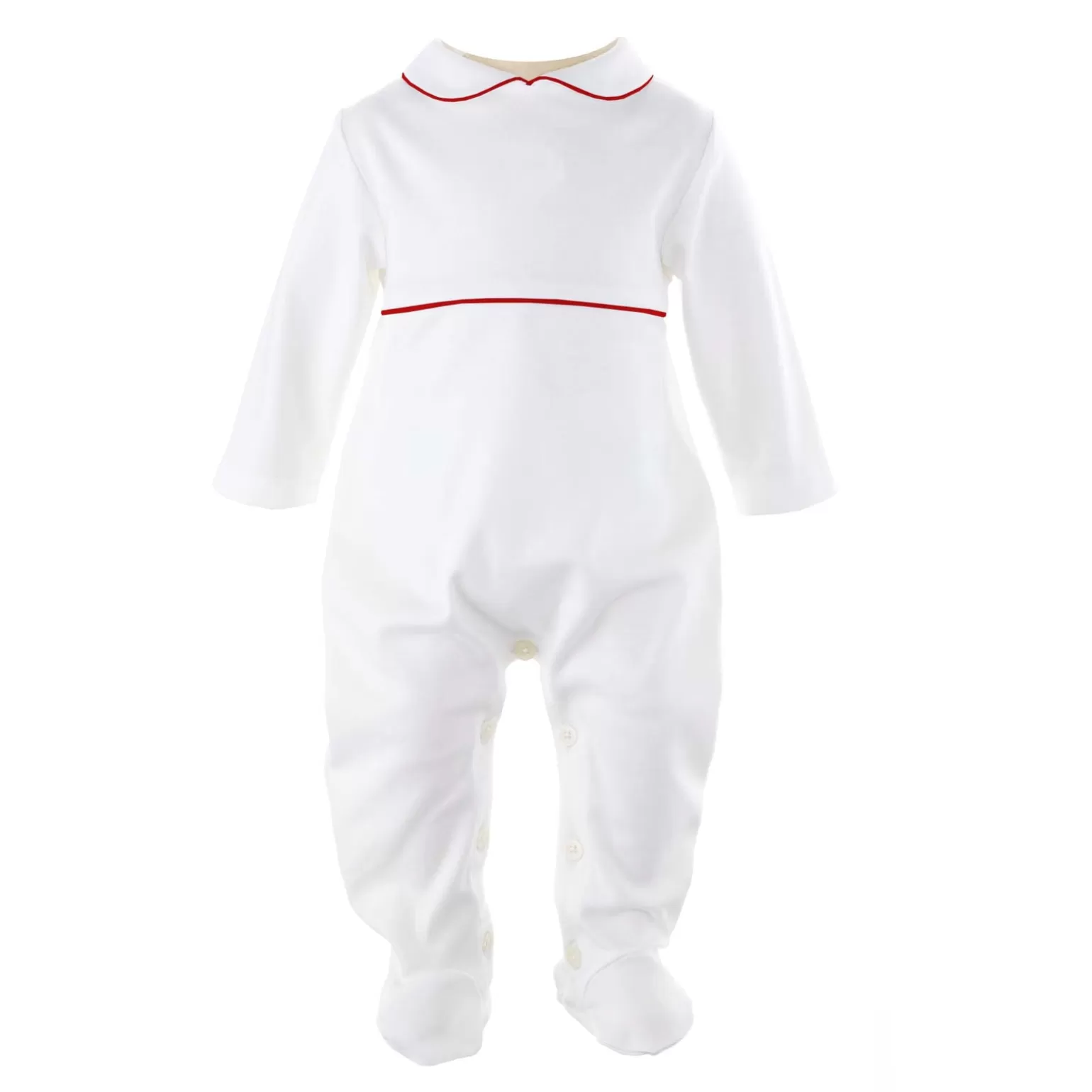 Rachel Riley Classic Trim Babygro | Baby Girl Babygros & Babysuits