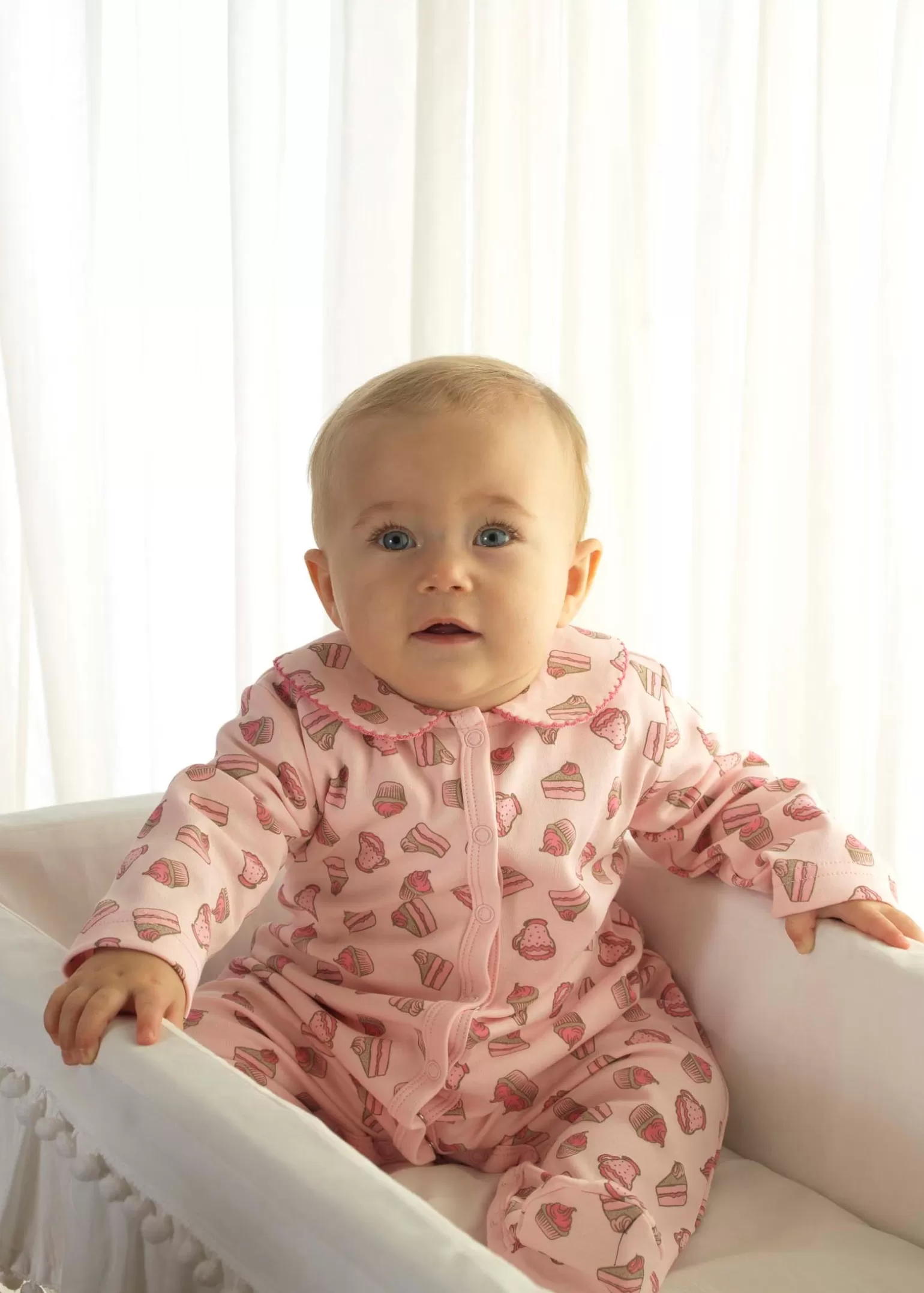 Rachel Riley Cupcake Babygro | Baby Girl Babygros & Babysuits