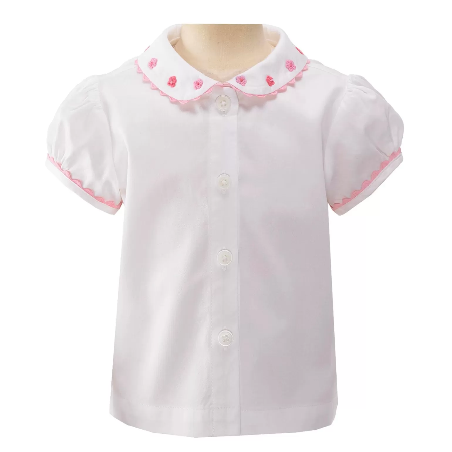 Rachel Riley Daisy Embroidered Blouse | Baby Girl Sets & Outfits