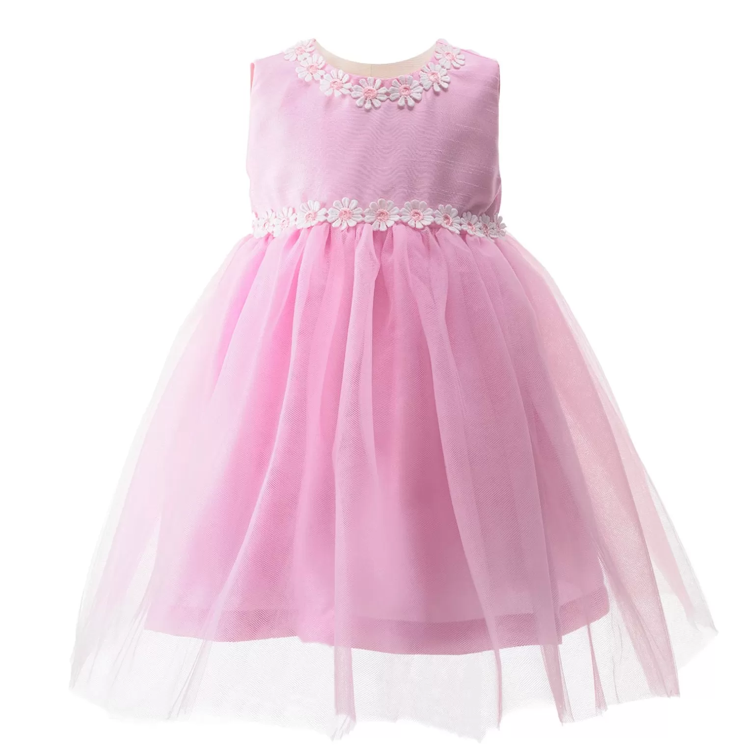 Rachel Riley Daisy Tulle Party Dress | Baby Girl Dresses