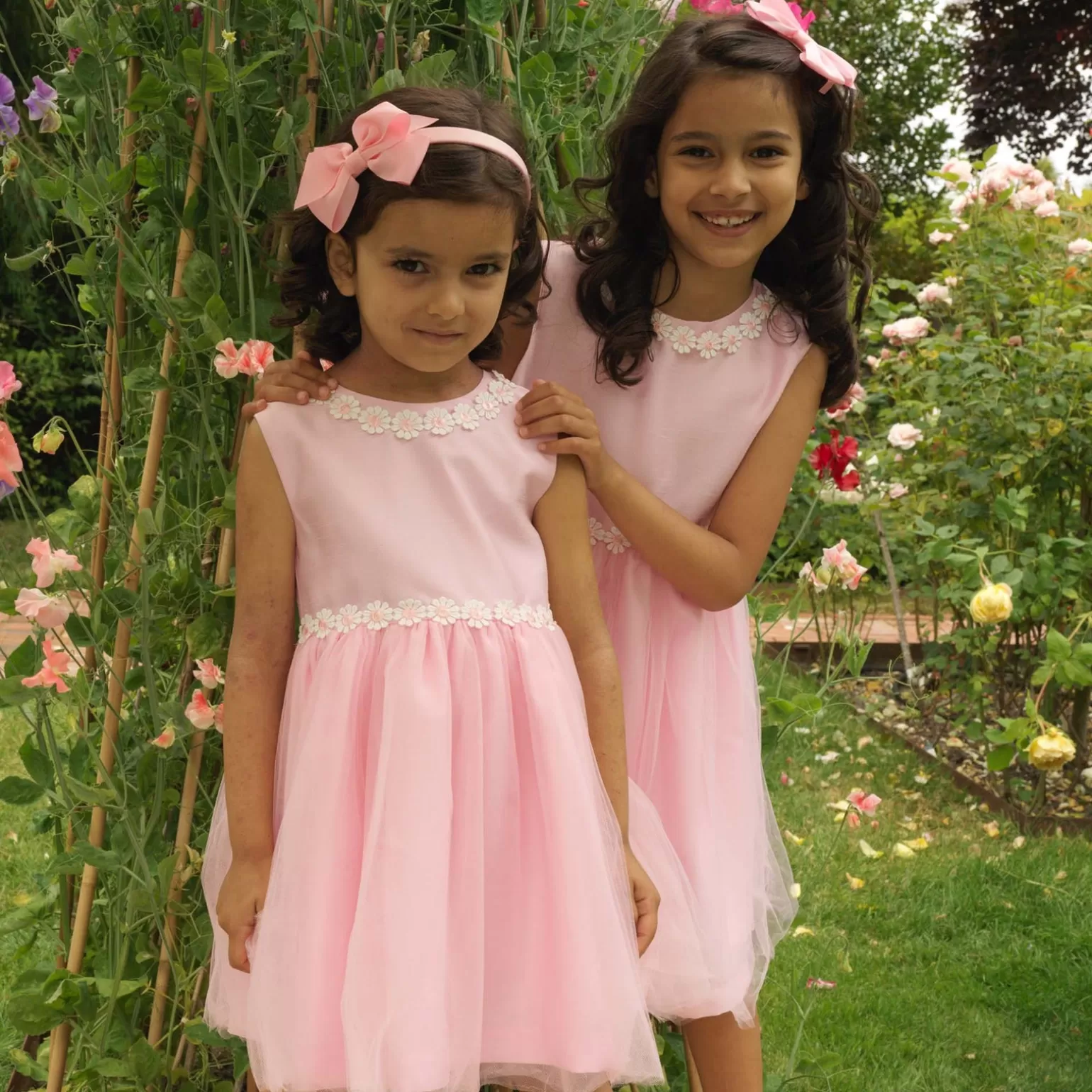 Rachel Riley Daisy Tulle Party Dress | Girl Dresses