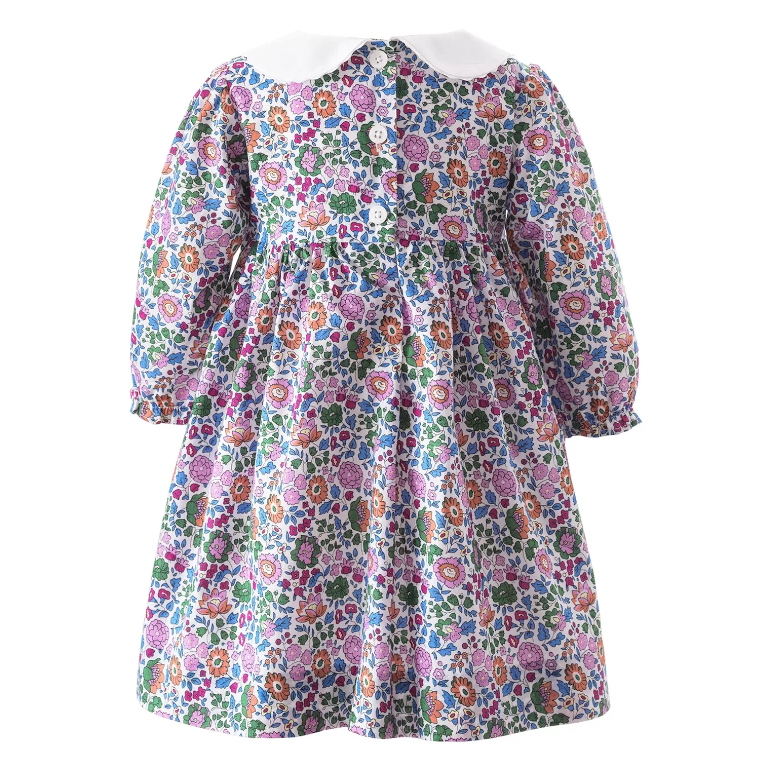 Rachel Riley Ditsy Floral Collared Dress & Bloomers | Baby Girl Dresses