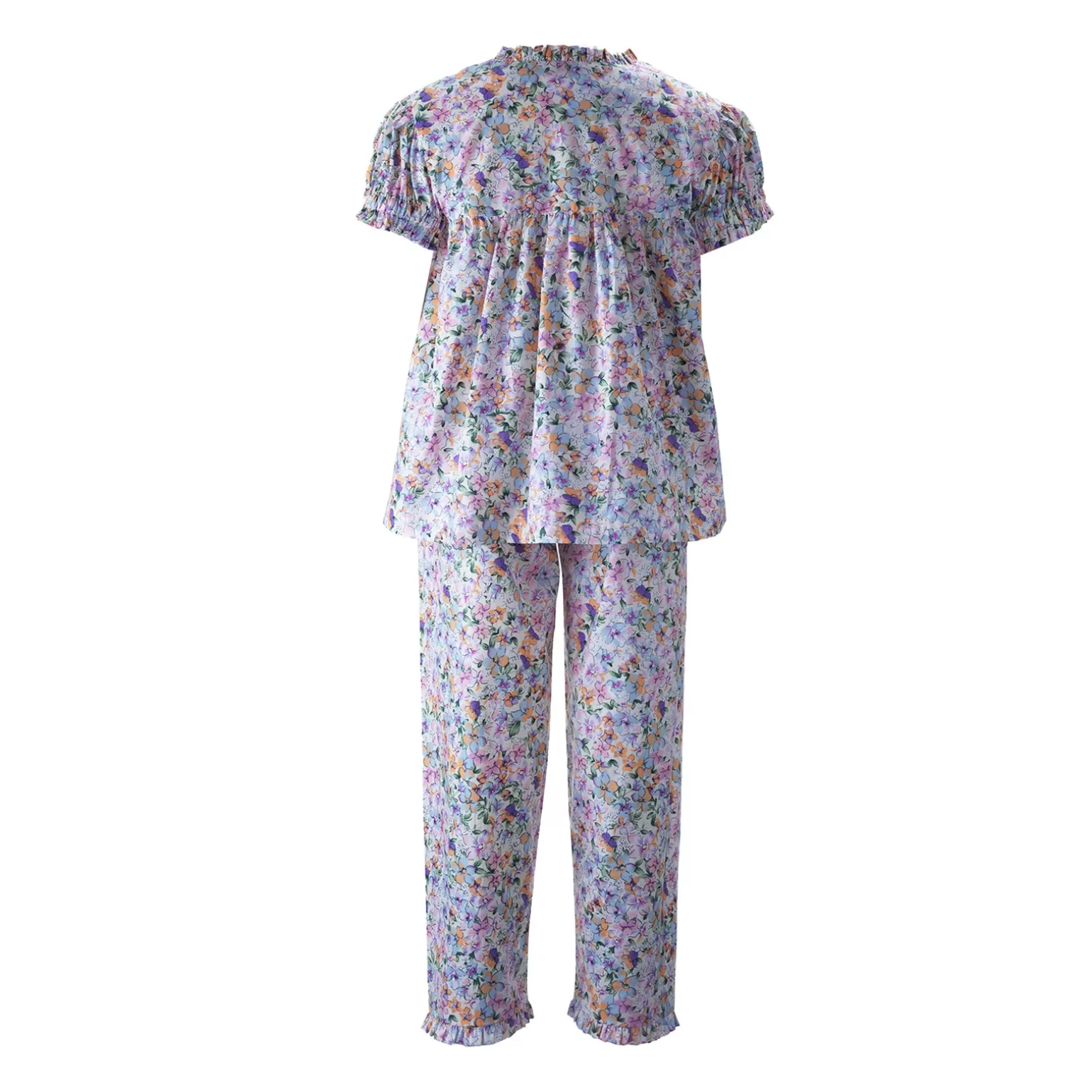 Rachel Riley Ditsy Floral Frill Pyjamas | Girl Pyjamas & Nightdresses