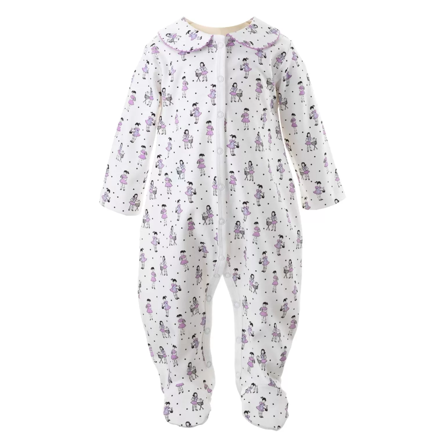 Rachel Riley Doll Print Babygro | Baby Girl Newborn