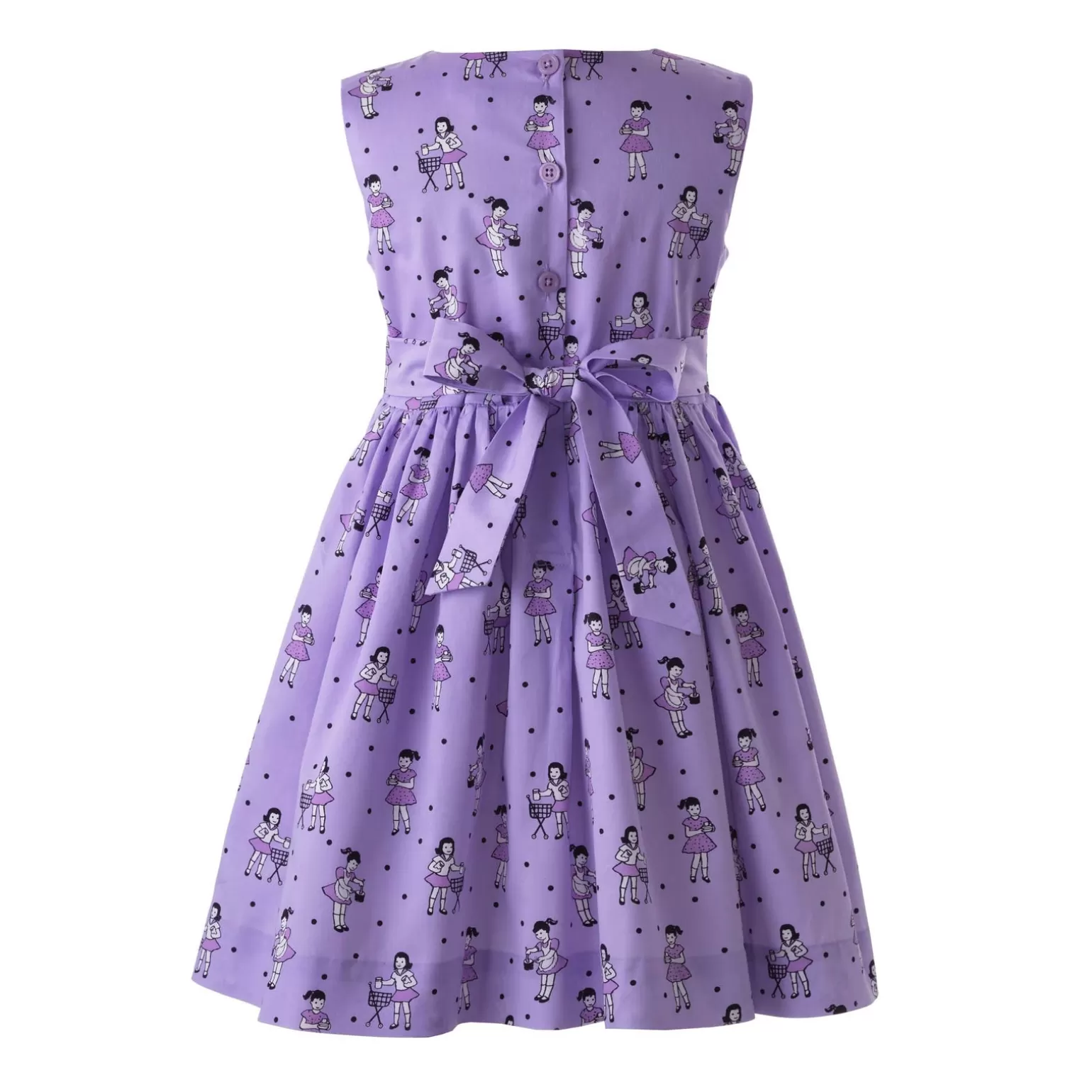 Rachel Riley Doll Print Dress | Girl Dresses