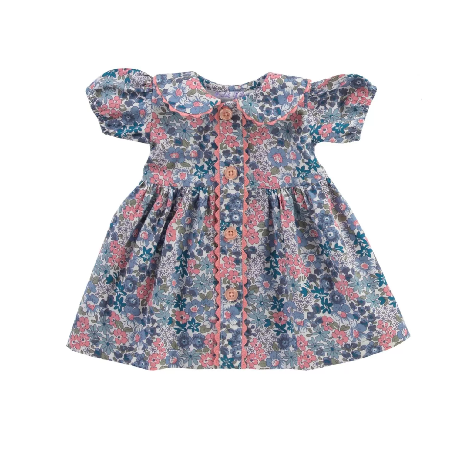 Rachel Riley Dolly Bouquet Floral Button-Front Dress | Dolly & Dolly Clothes