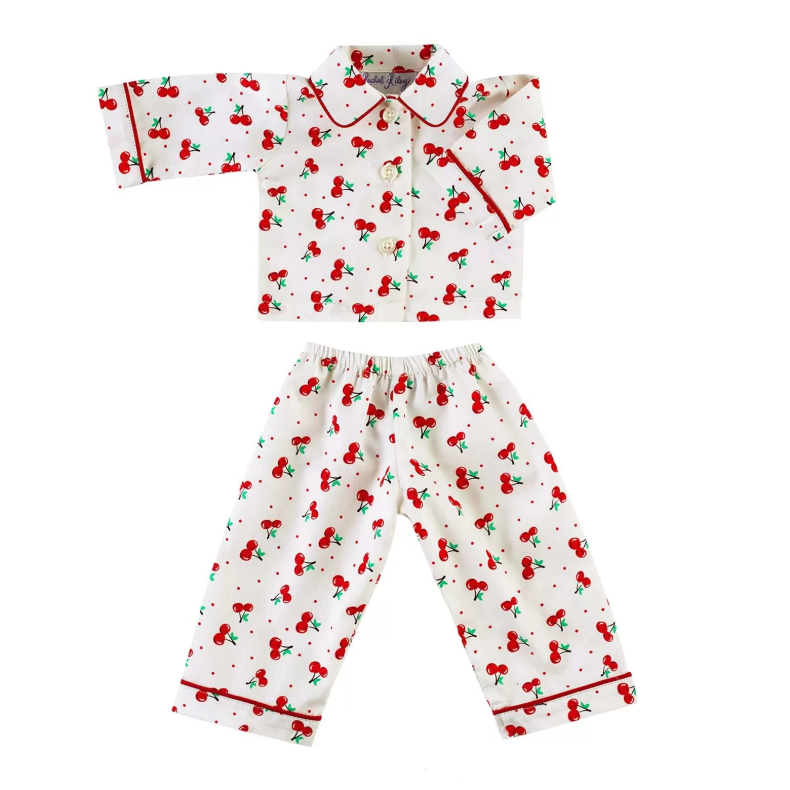 Rachel Riley Dolly Cherry Floral Pyjamas | Dolly & Dolly Clothes