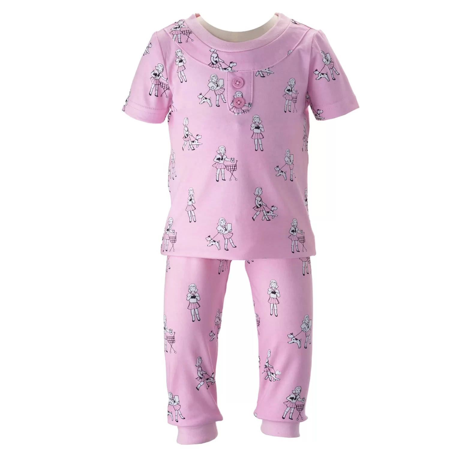 Rachel Riley Dolly Jersey Pyjamas | Baby Girl Pyjamas