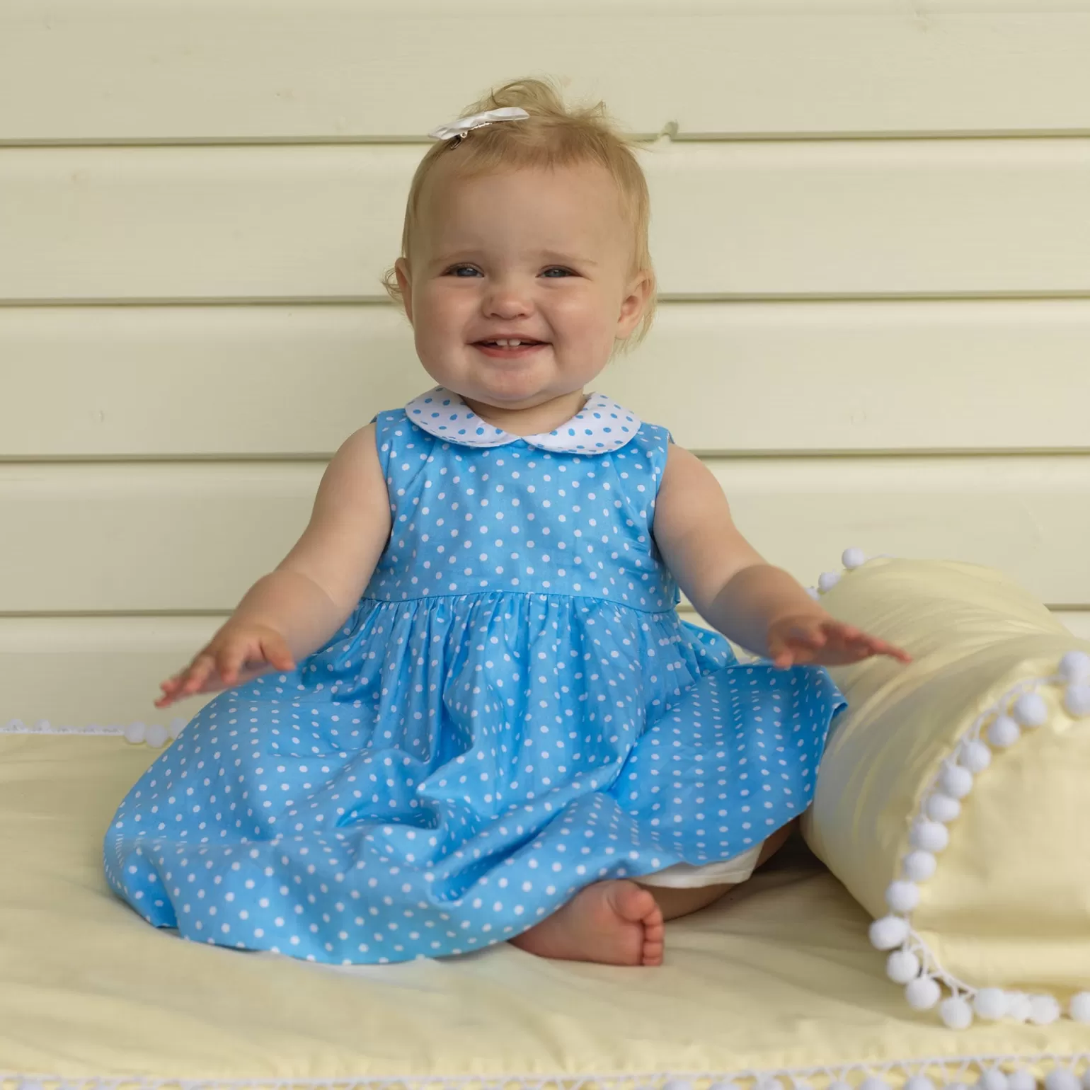 Rachel Riley Dotty Dress & Bloomers | Baby Girl Dresses