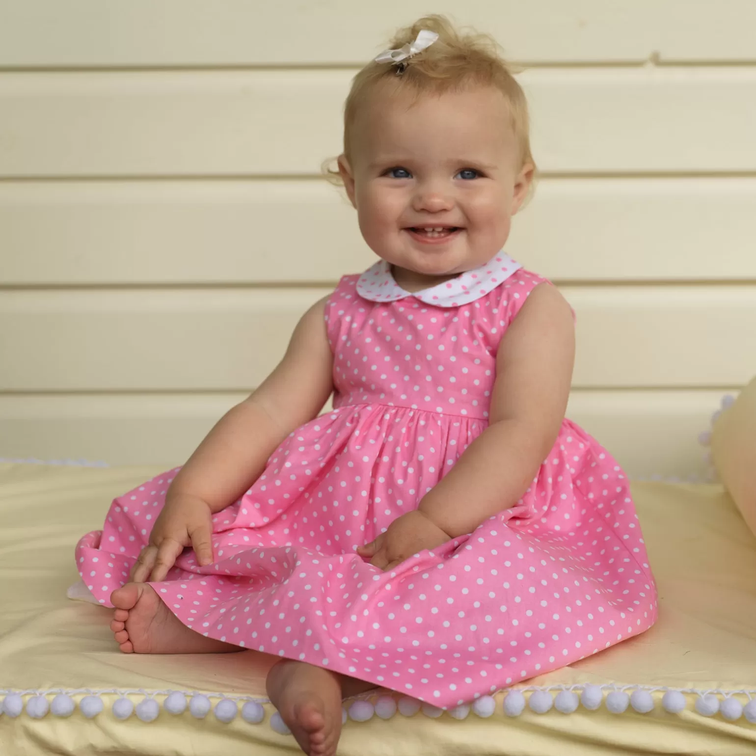 Rachel Riley Dotty Dress & Bloomers | Baby Girl Dresses