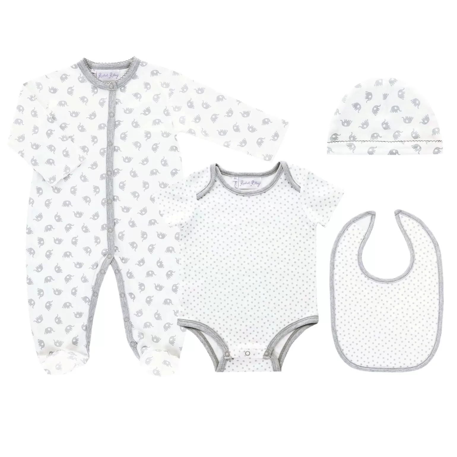 Rachel Riley Elephant Welcome Baby Set | Baby Girl Sets & Outfits