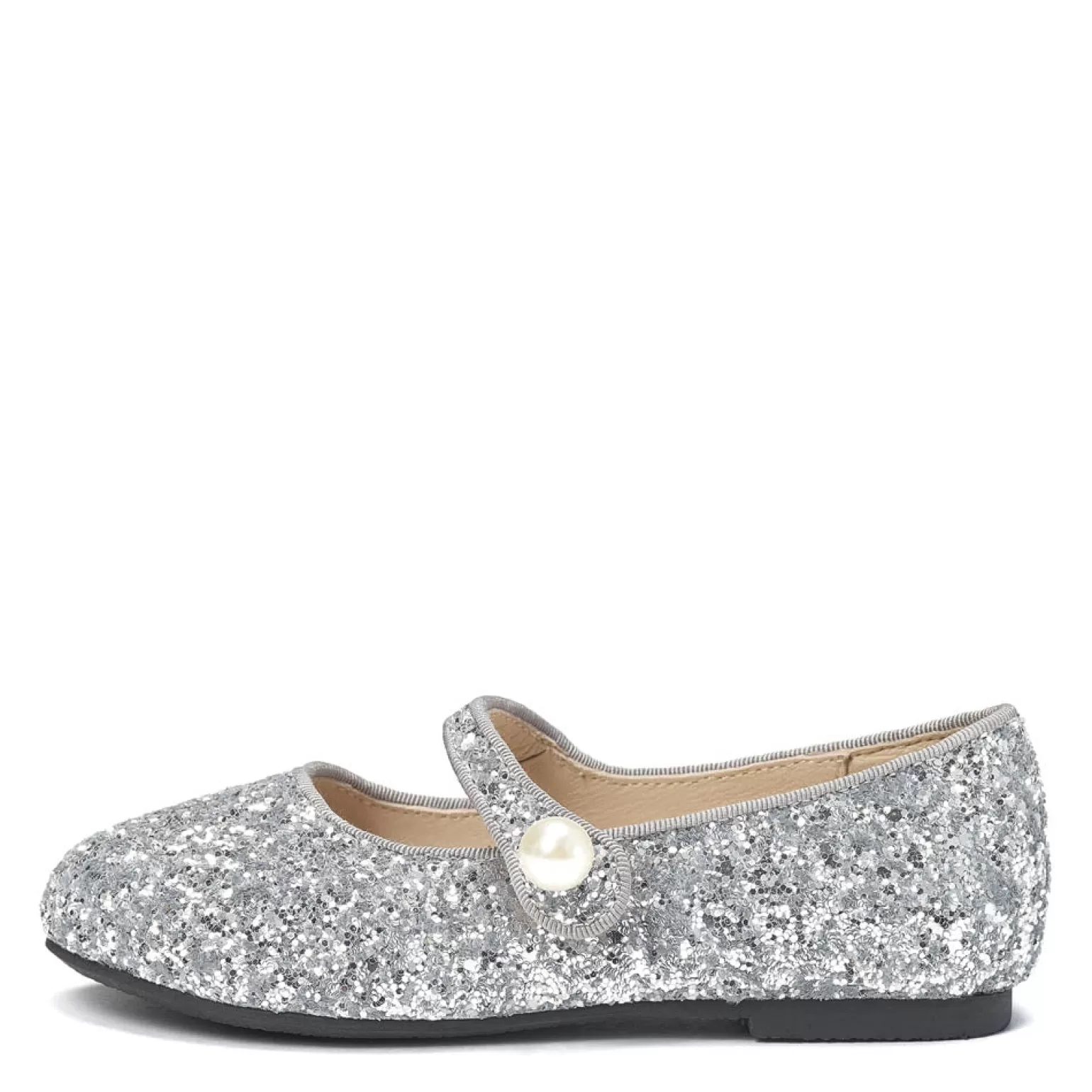 Rachel Riley Elin Glitter Silver | Girl Shoe