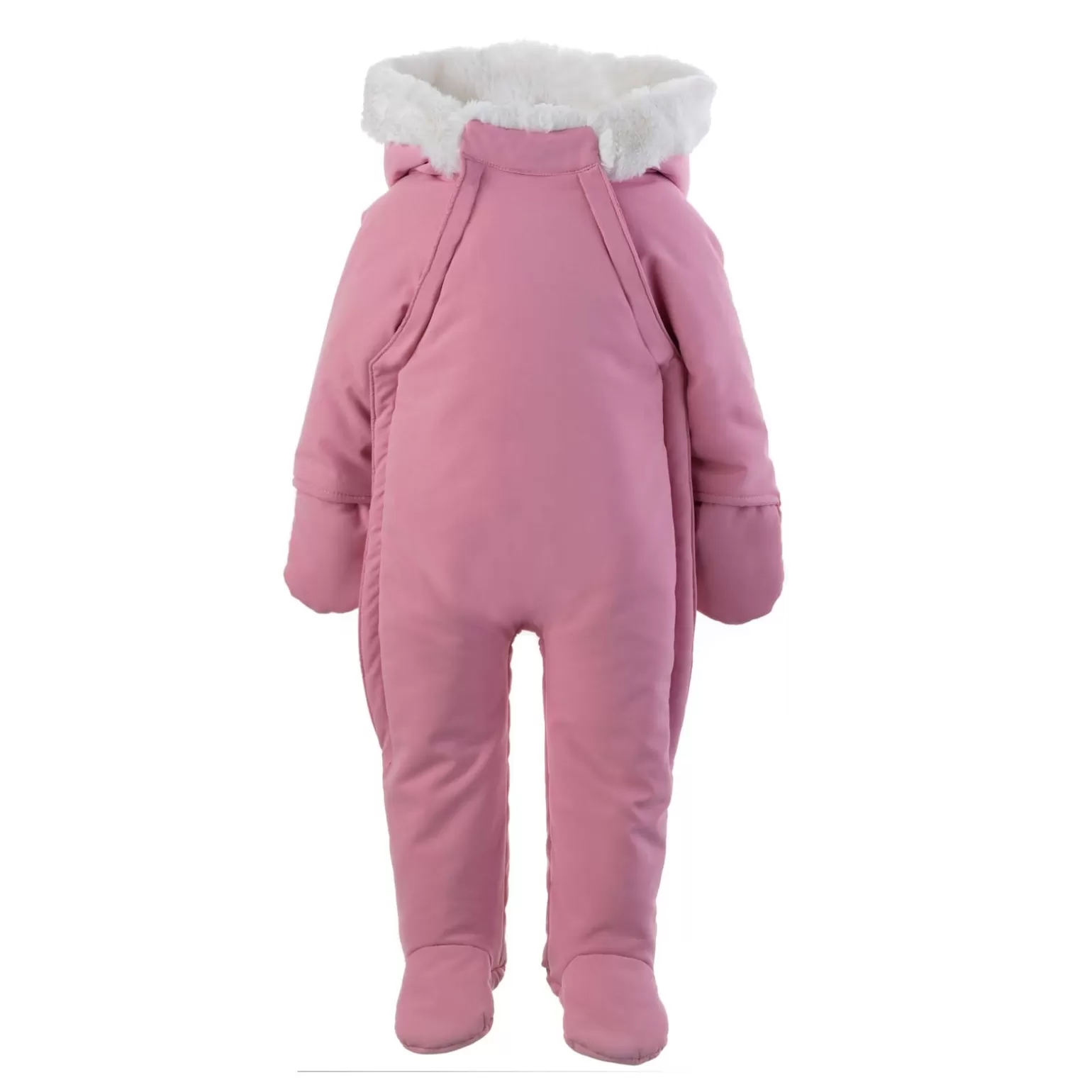 Rachel Riley Faux Fur Trim Snowsuit | Baby Girl Coats & Jackets