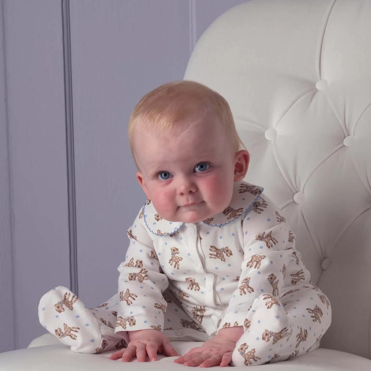 Rachel Riley Fawn Babygro | Baby Boy Newborn